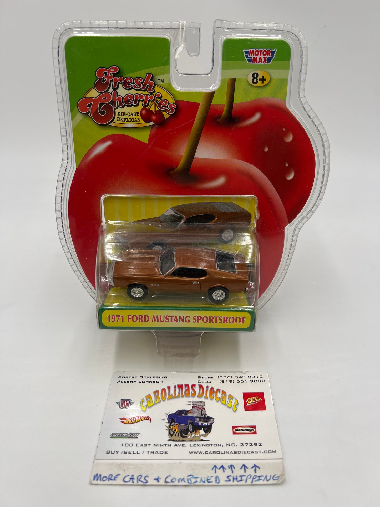 Motor Max Fresh Cherries 1971 Ford Mustang Sportsroof Brown 221B