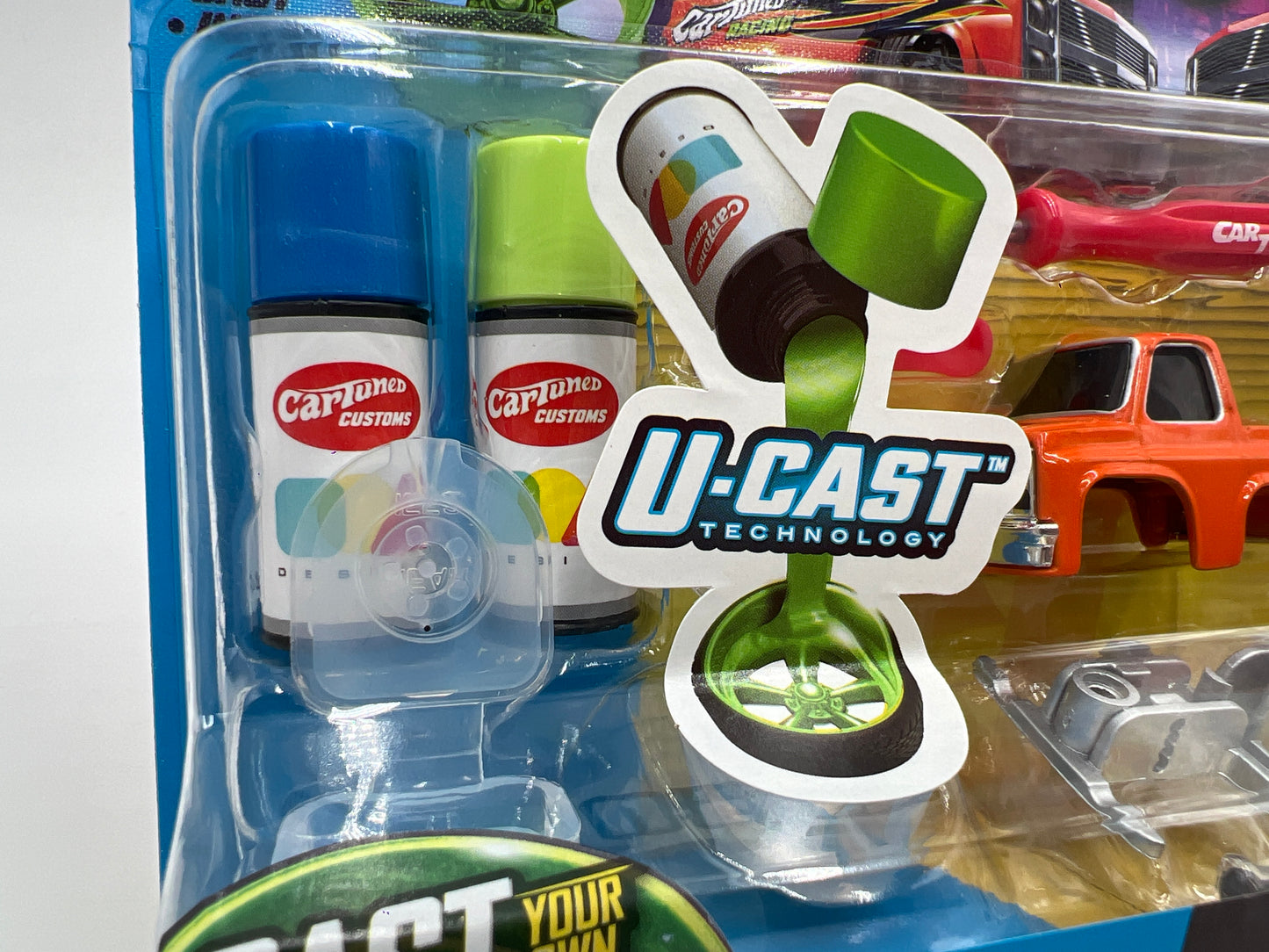 2025 Car Tuned Series 1 Custom Shop Castworks 87 Chevy C10 Orange 183i