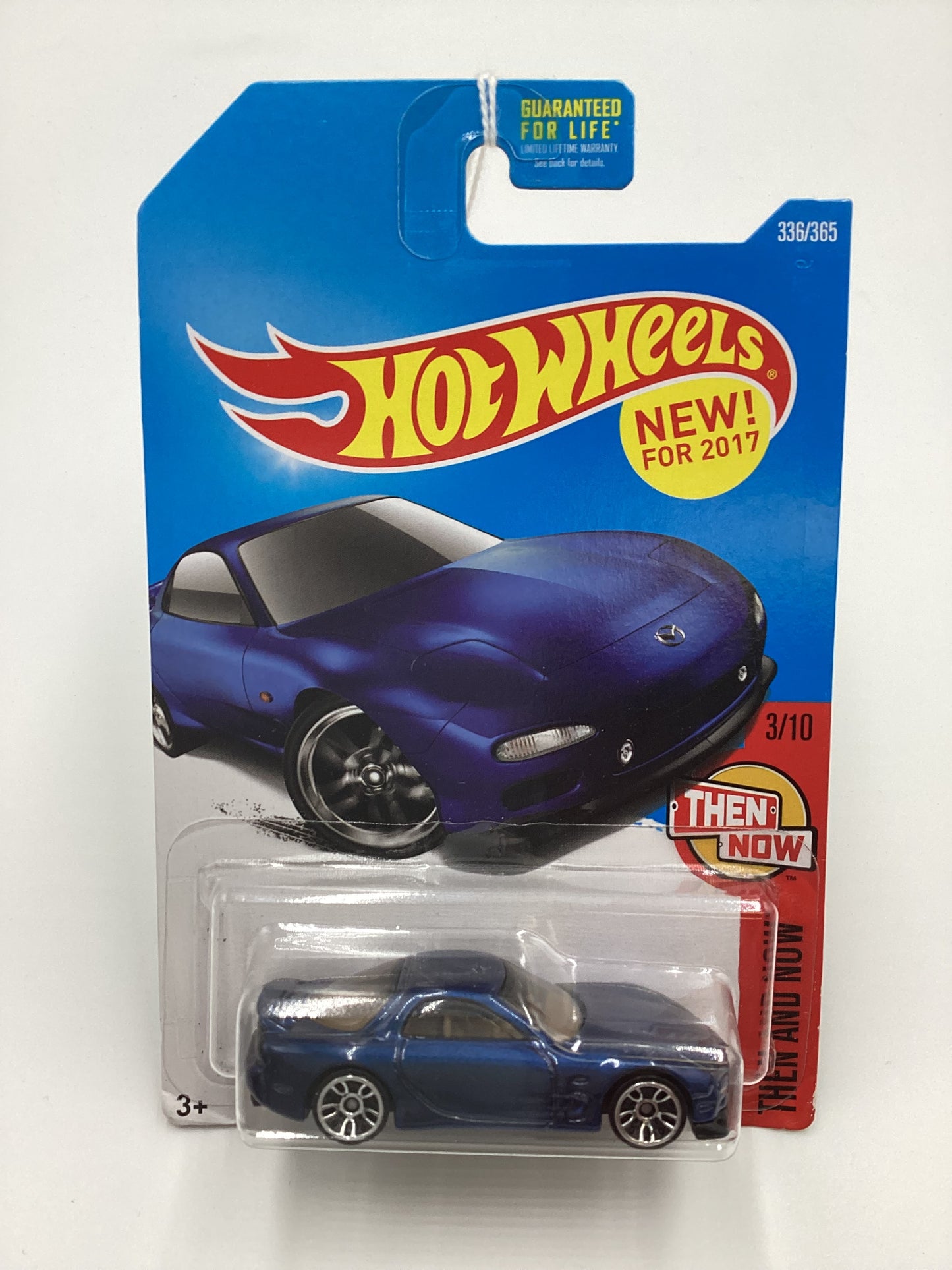 2017 Hot Wheels #336 95 Mazda RX-7 Blue 86A