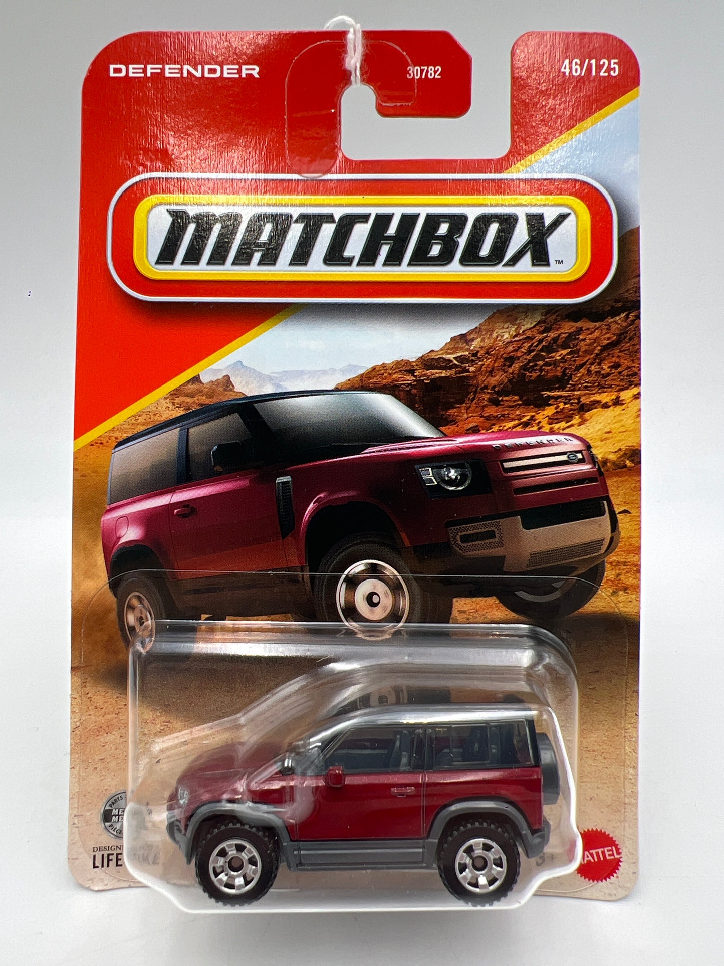 2026 Matchbox #46 2020 Land Rover Defender 90 Red 211o