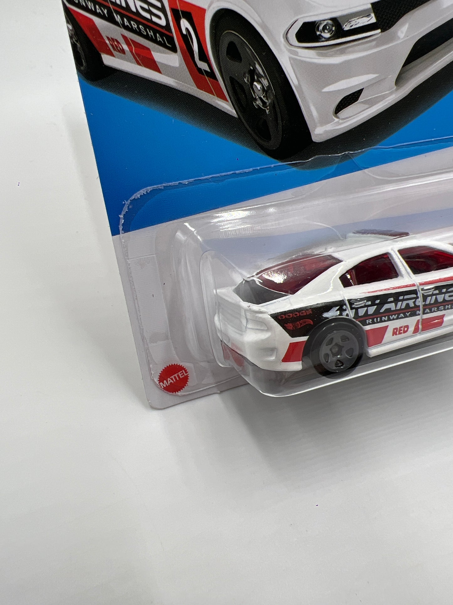 2024 Hot Wheels Target Exclusive Red Edition #7 15 Dodge Charger SRT White 147A