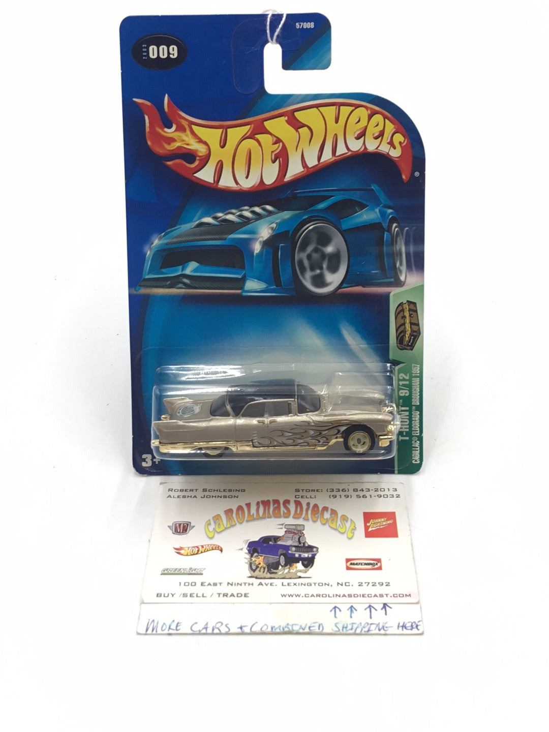 2003 Hot Wheels Treasure Hunt  #9 Cadillac Eldorado Brougham 1957