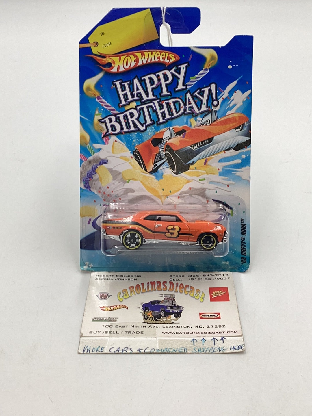 Hot Wheels Happy Birthday 68 Chevy Nova