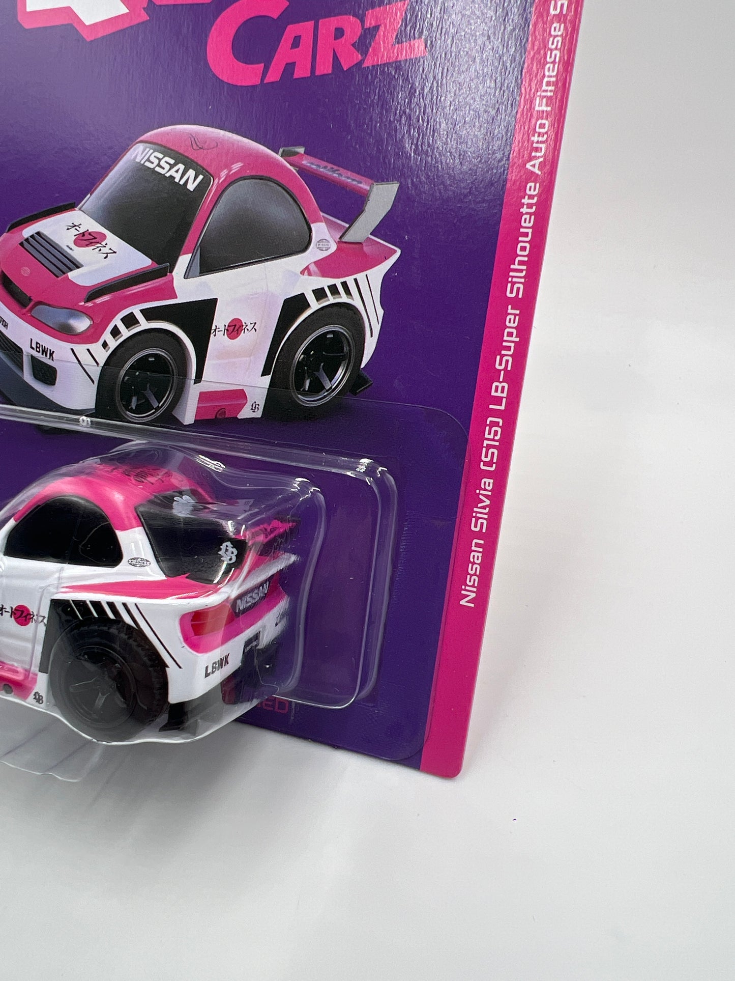 Mini GT Qube Carz Liberty Walk #6 Nissan Silvia S15 LB-Super Silhouette Auto Finesse SEMA 2023 177i