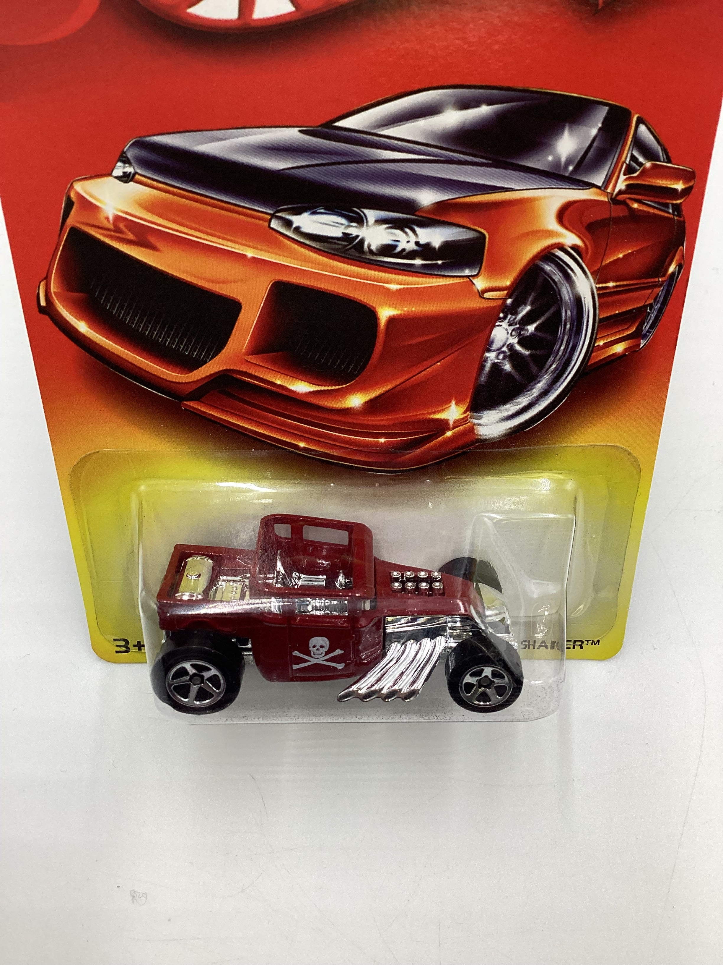 2007 Hot Wheels Walmart Exclusive Series Bone Shaker Red 156G