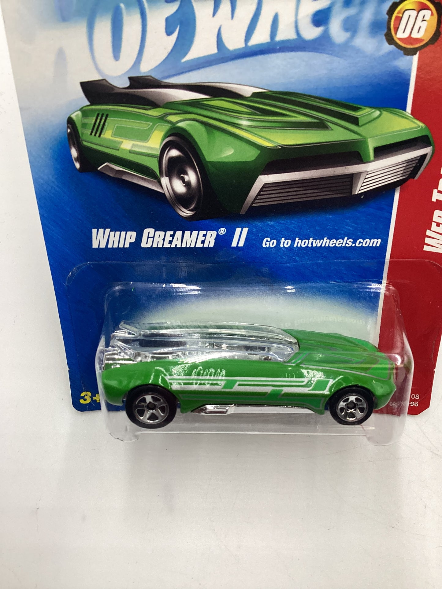 2008 Hot Wheels Web Trading Cars #82 Whip Creamer II Green AA3