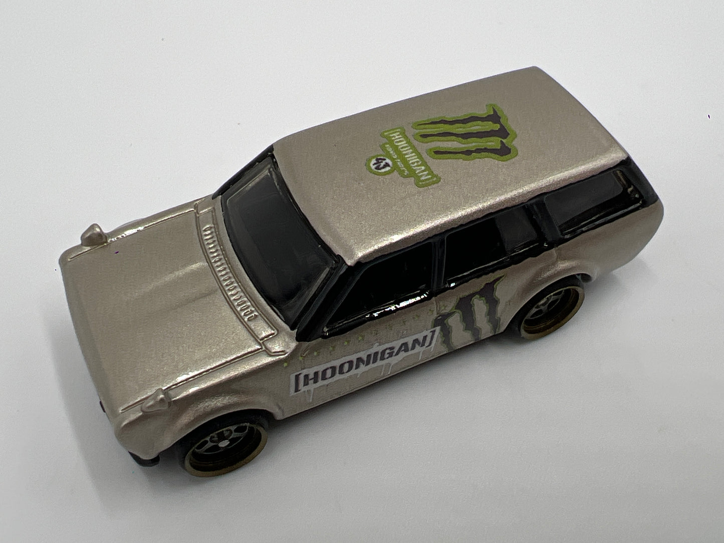 Hot Wheels Full Custom 71 Datsun 510 Wagon Monster Energy/Hoonigan Loose