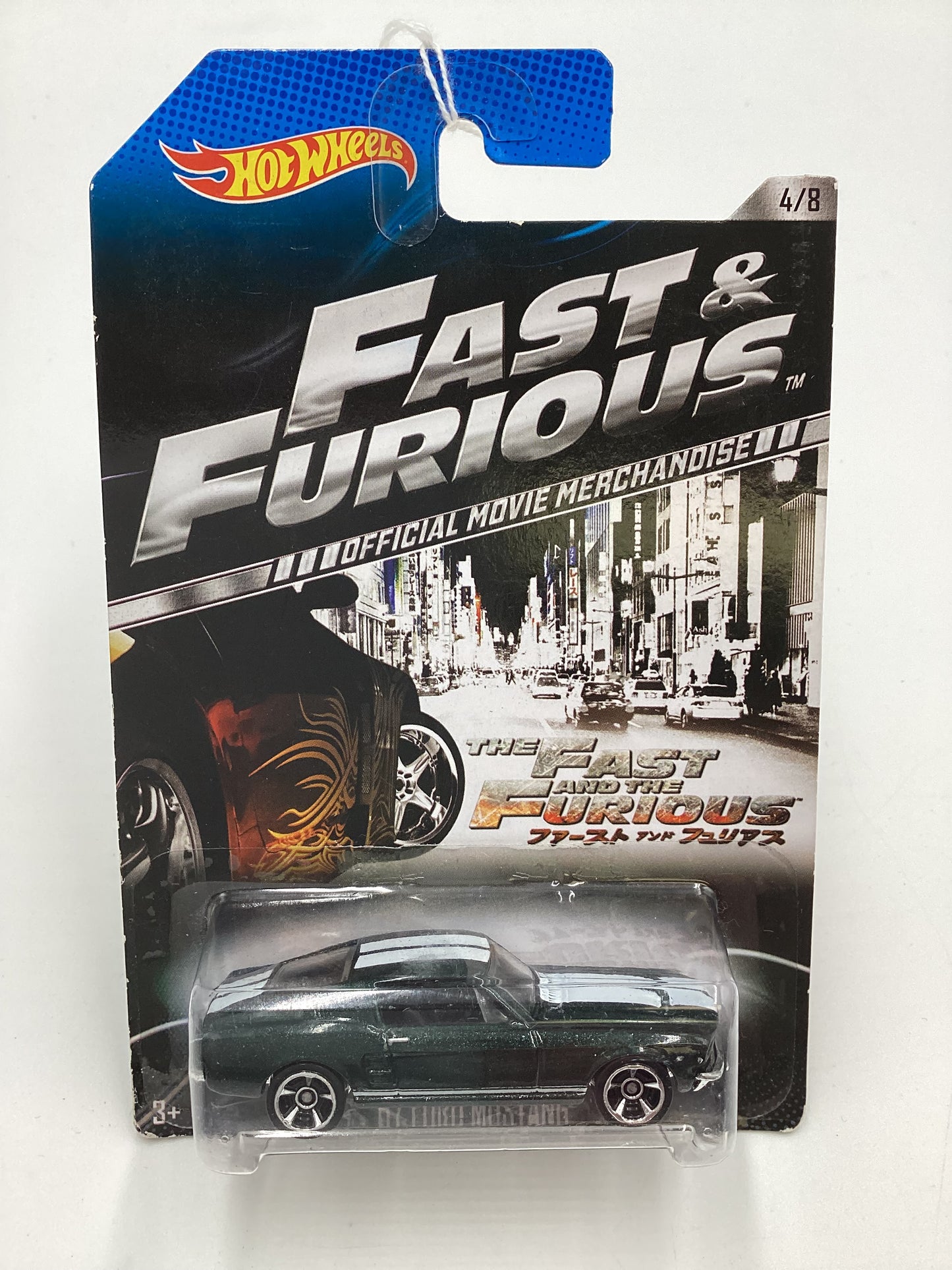 2014 Hot Wheels Fast and Furious #4 67 Ford Mustang Green 74G