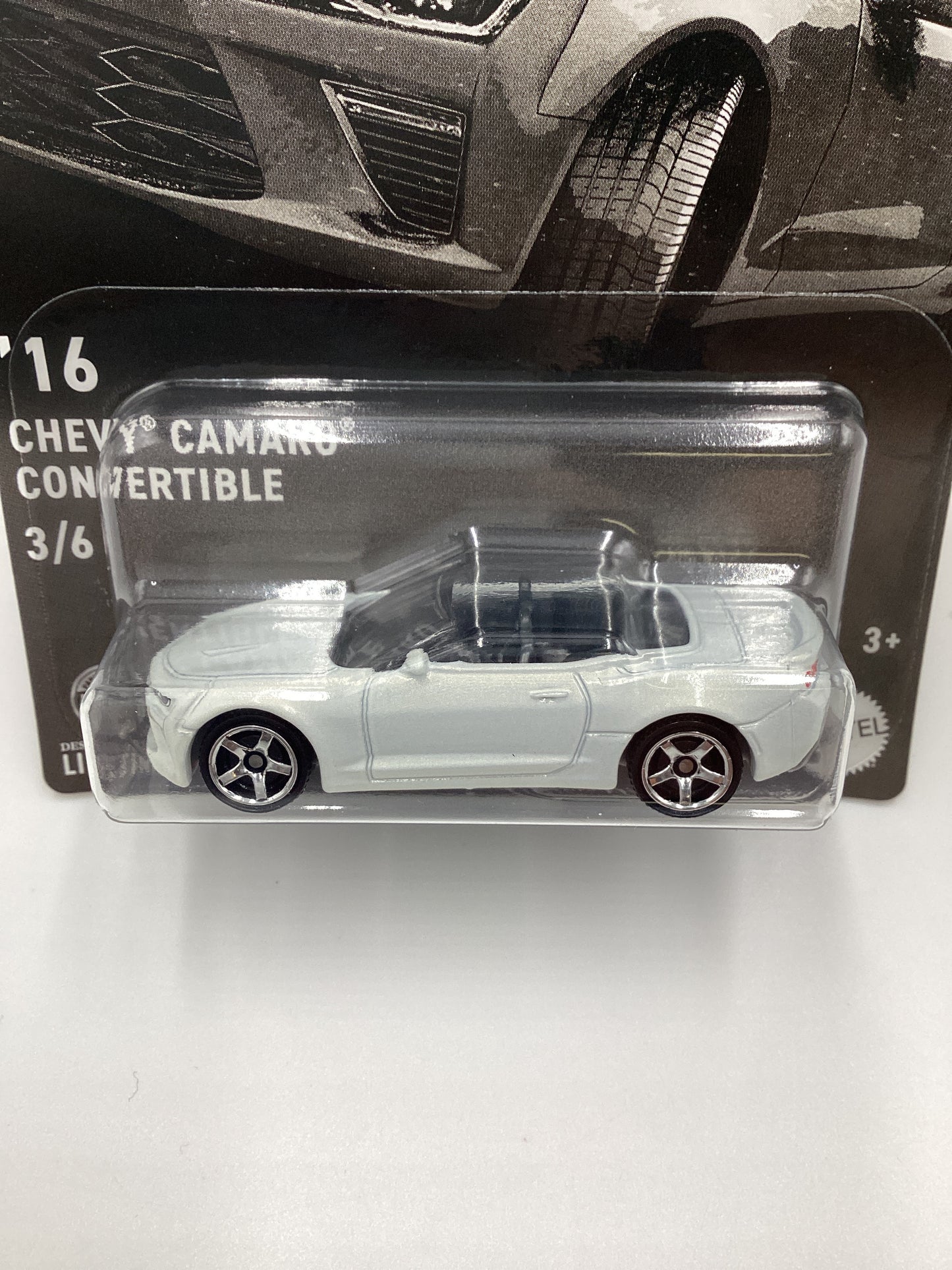 2024 Matchbox American Convertibles #3 16 Chevy Camaro Convertible White 162E