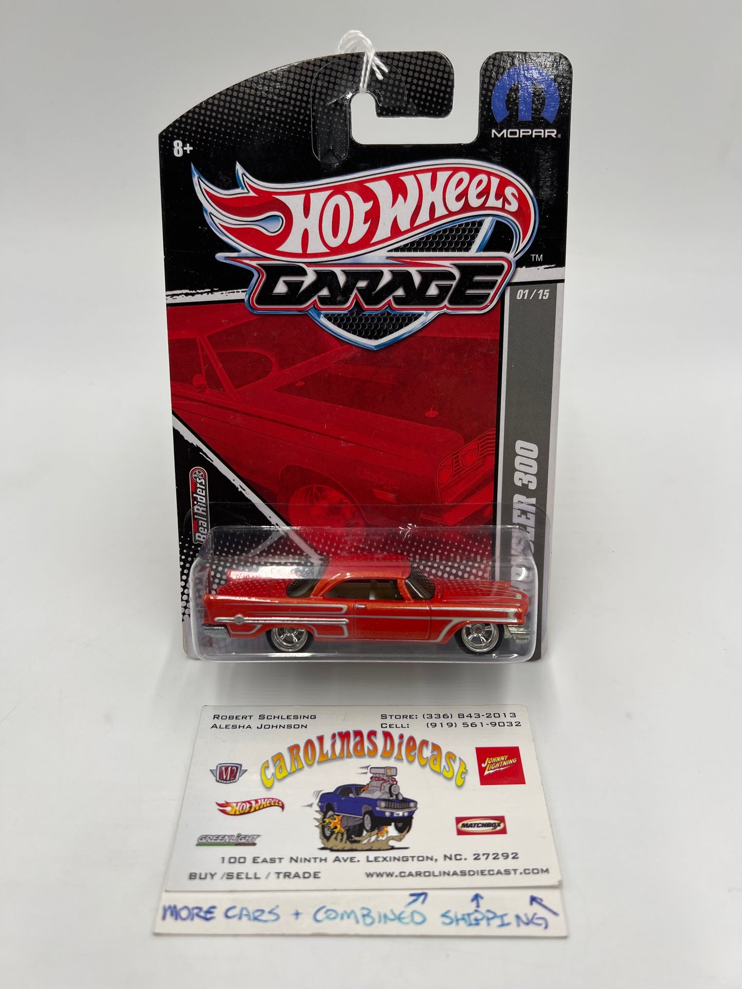 Hot Wheels Premium Garage Series #1 57 Chrysler 300 Orange