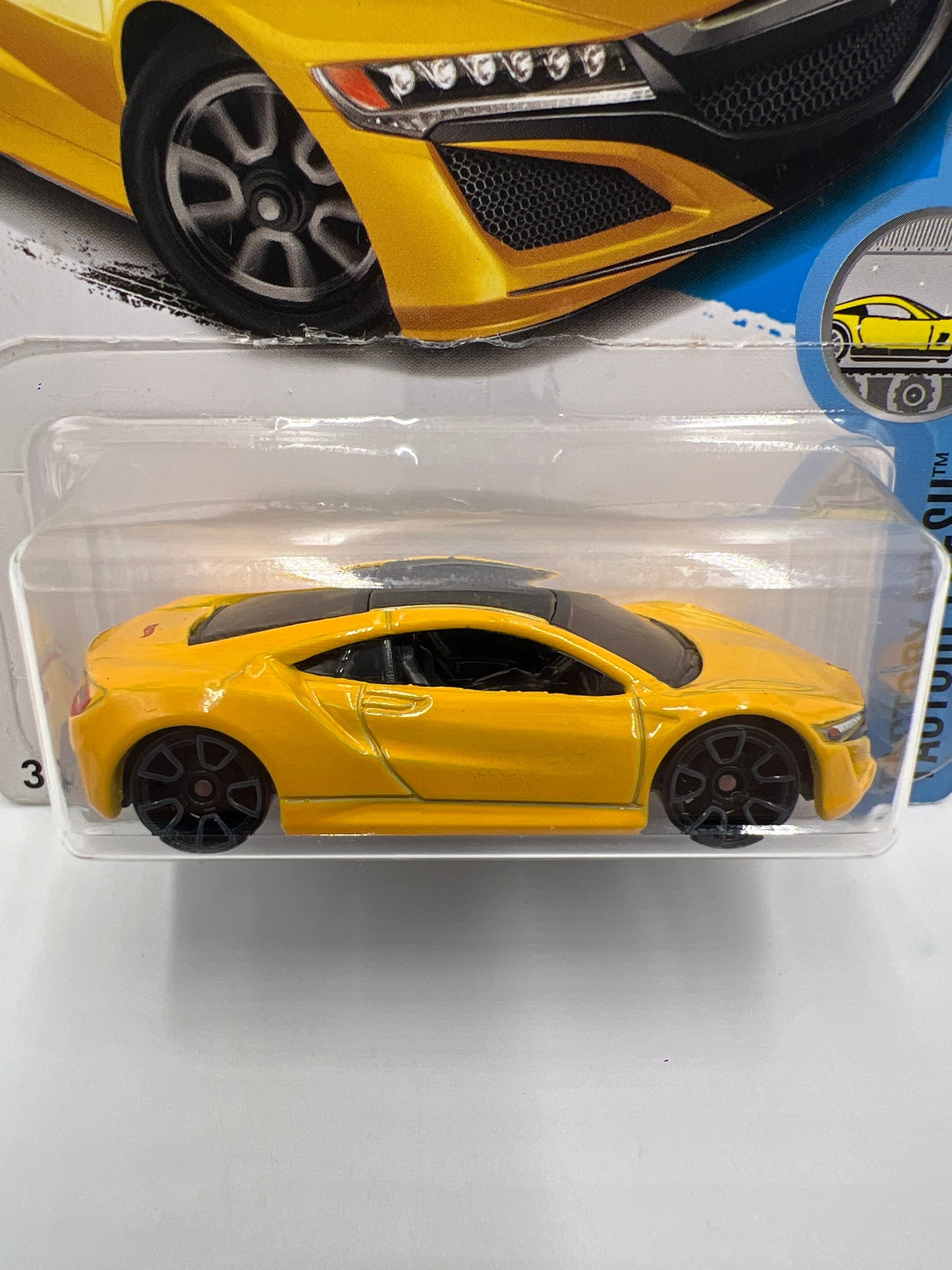 2017 Hot Wheels Factory Fresh #127 17 Acura NSX Yellow 103C