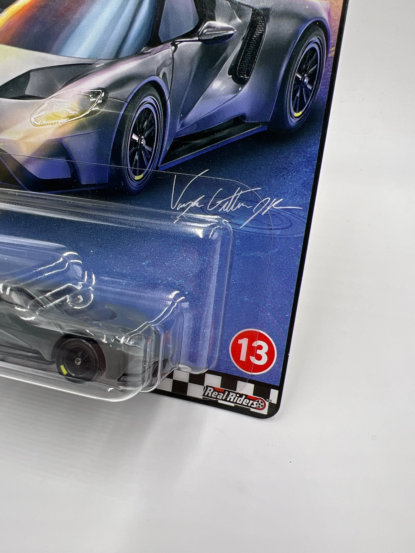 Hot Wheels Premium Boulevard #13 Ford GT Vaughn Gittin Jr Dark Gray 265A