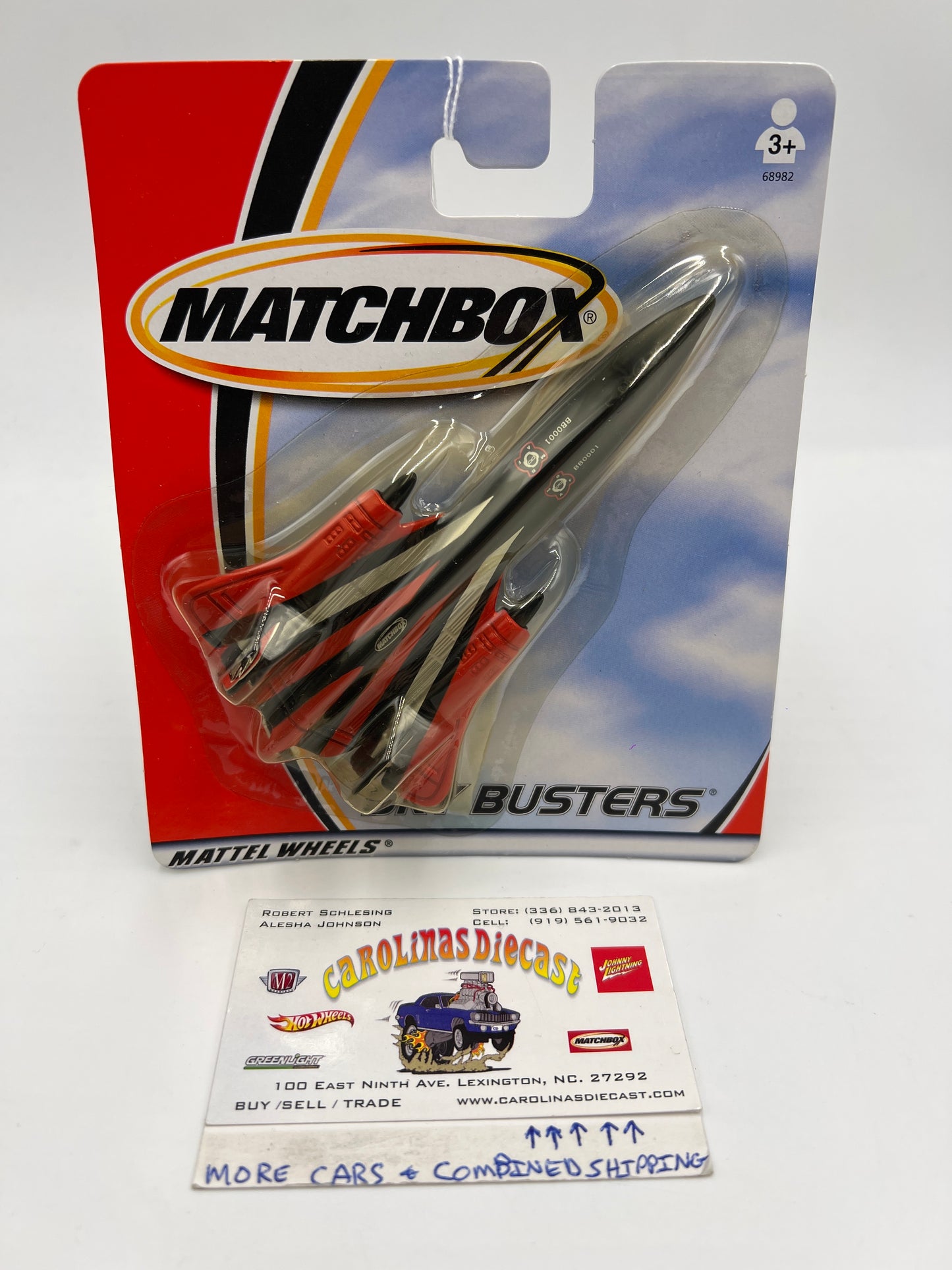 Matchbox Sky Busters SR-71 Blackbird Black/Red UU1