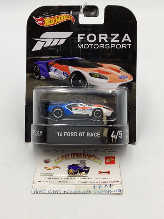Hot wheels retro entertainment Forza Motorsport ‘16 Ford GT Race 4/5 265E