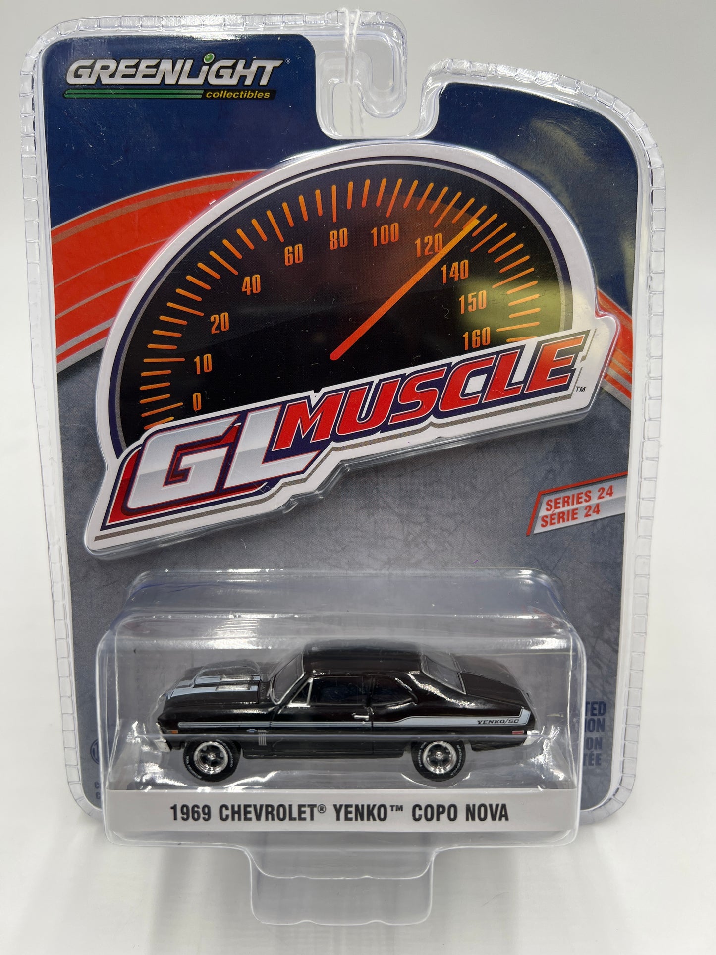 Greenlight GL Muscle Series 24 1969 Chevrolet Yenko COPO Nova Black 178E