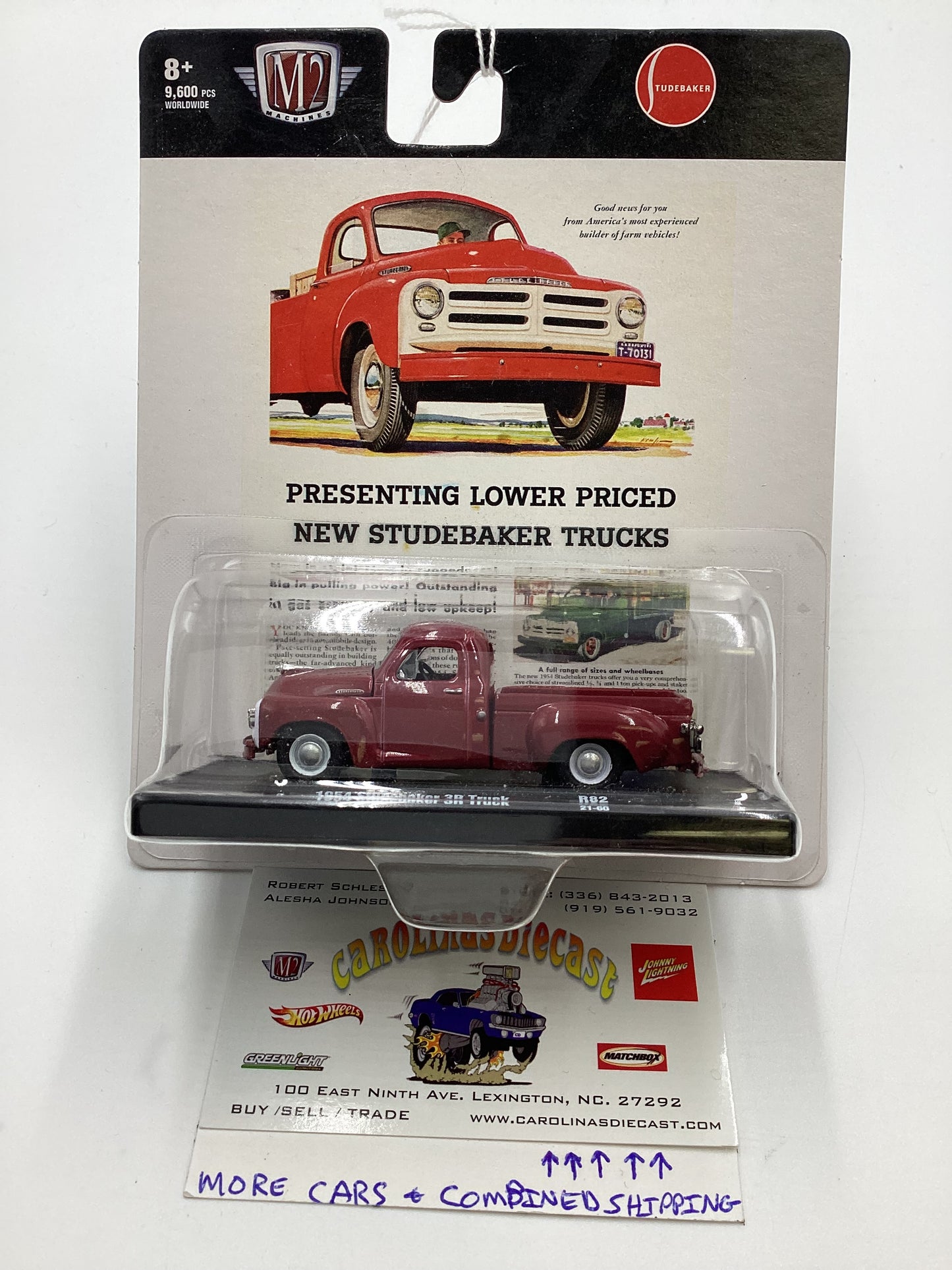 M2 Machines Auto Driver 1954 Studebaker 3R Truck Red R82 190H