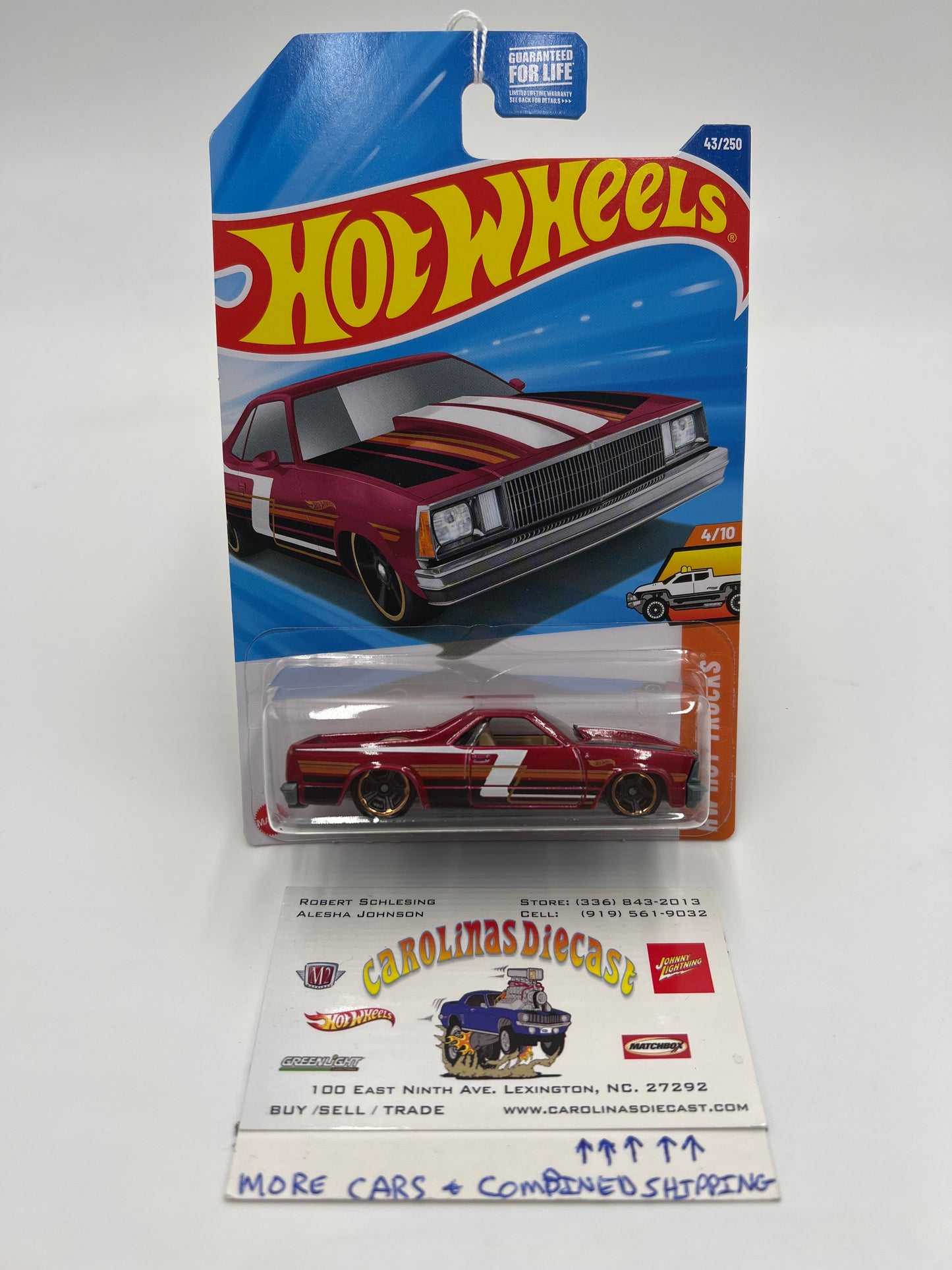 2025 Hot Wheels B Case #43 80 El Camino Red