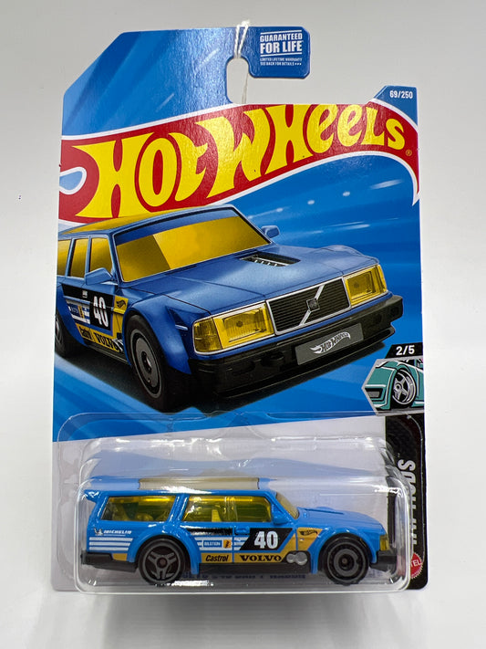 2026 Hot Wheels C Case HW Mods #69 Volvo 240 Drift Wagon Blue
