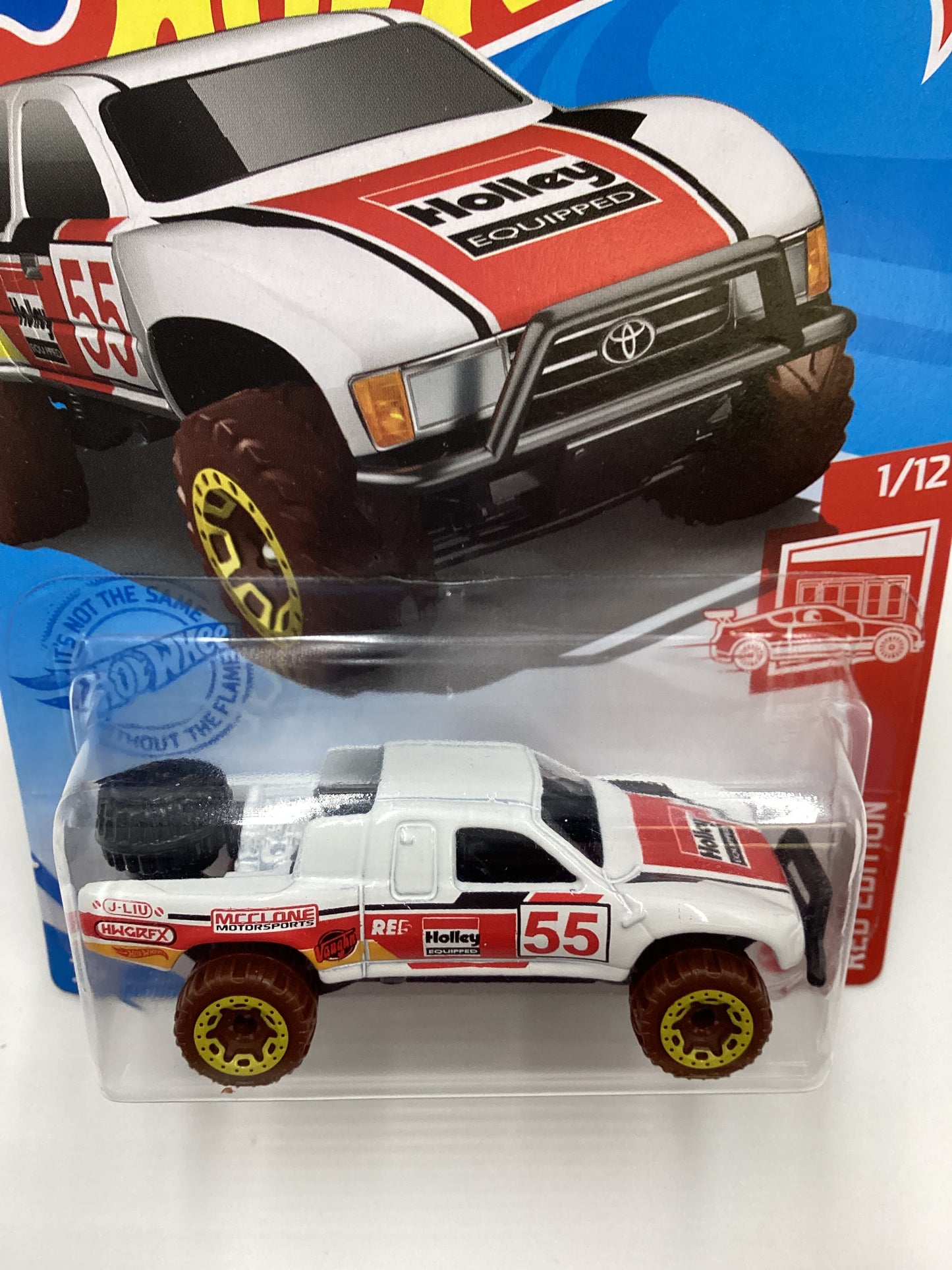 2021 Hot Wheels #4 Toyota Off Road Truck White Target Red Edition