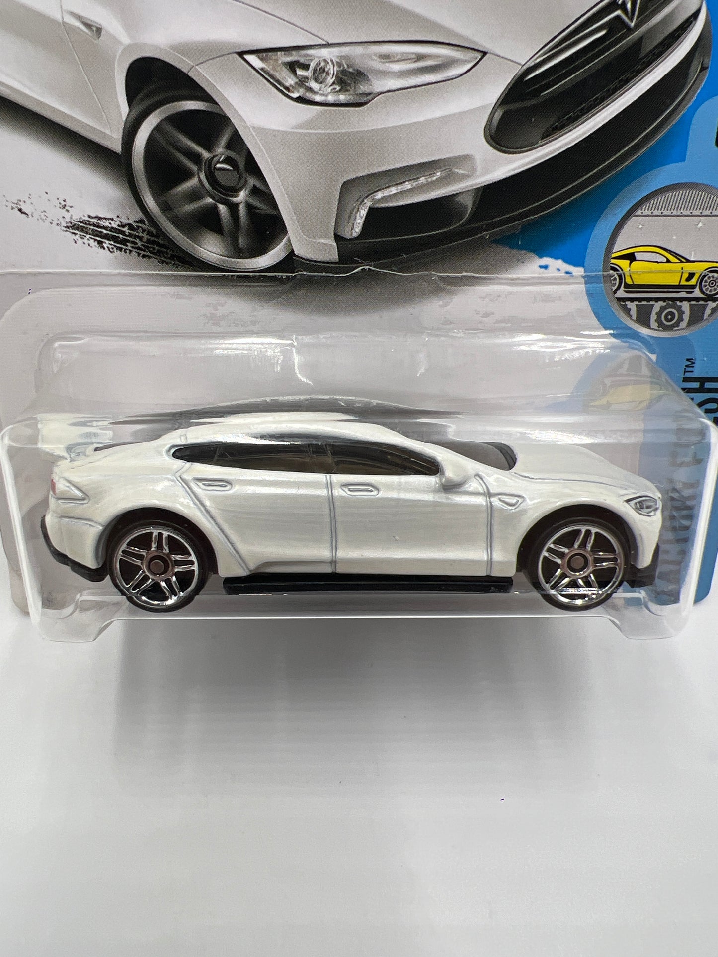 2017 Hot Wheels Factory Fresh #175 Tesla Model S White 50B
