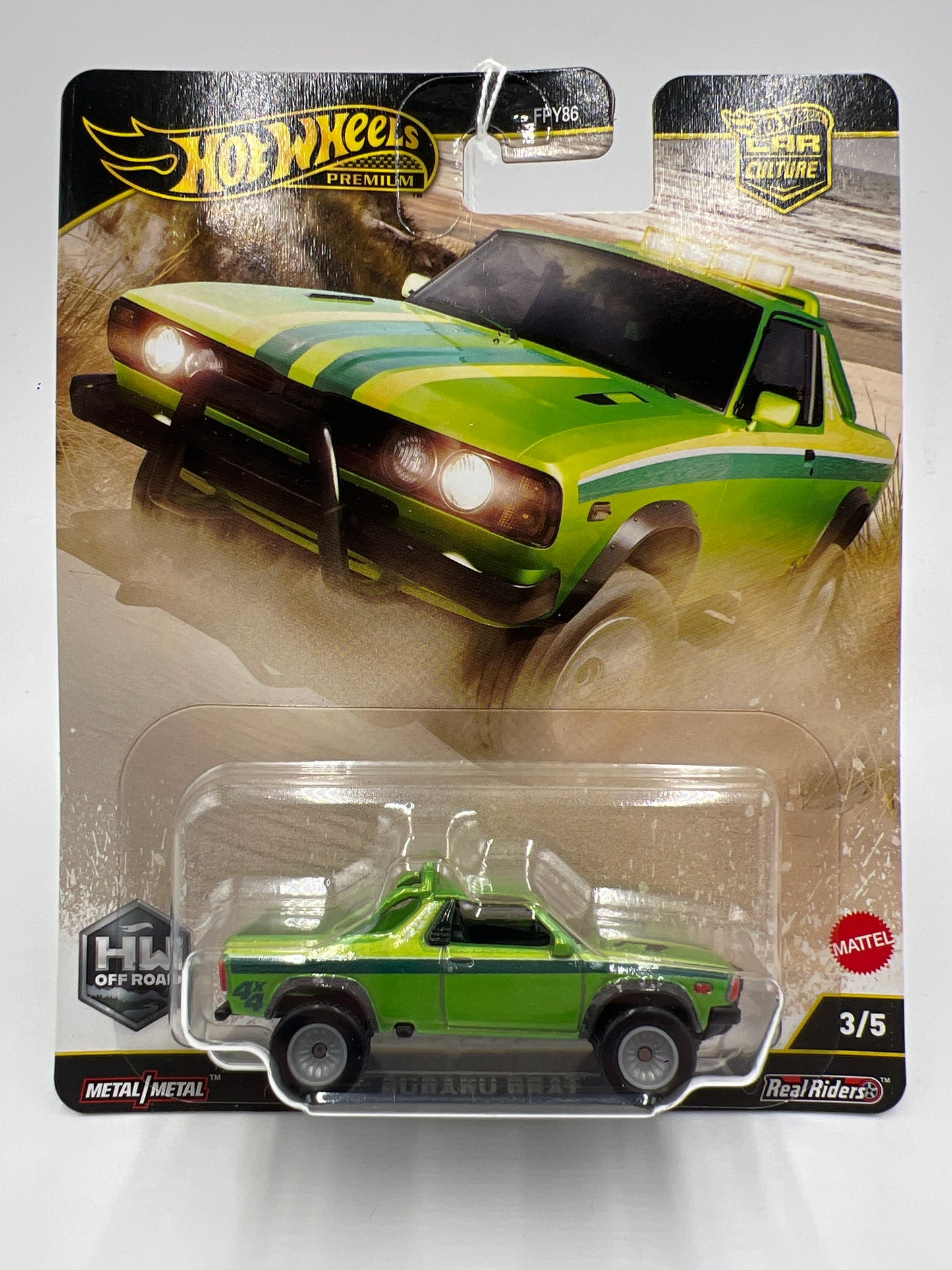 2025 Hot Wheels Car Culture HW Off Road #3 Subaru Brat Green 254B