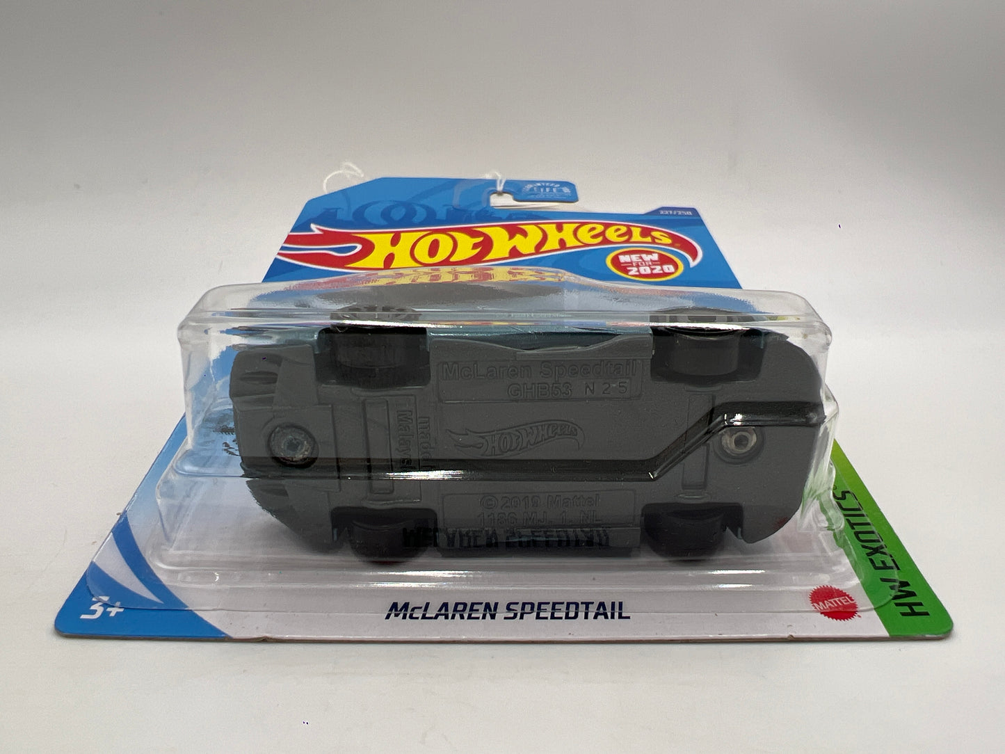 2020 Hot Wheels Exotics #227 McLaren Speedtail Light Blue