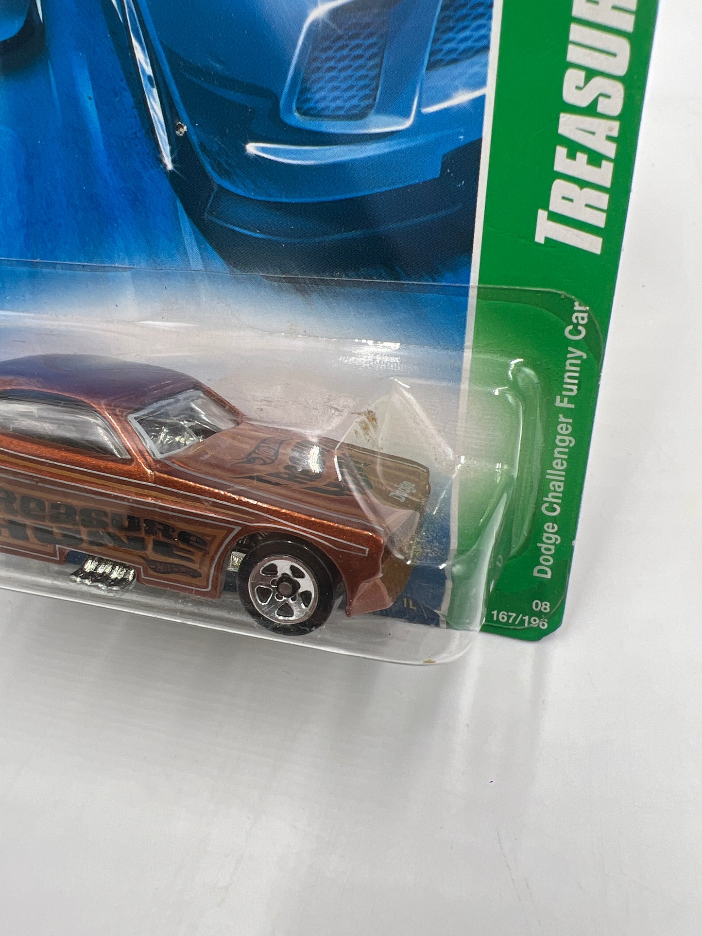 2008 Hot Wheels Treasure Hunt #167 Dodge Challenger Funny Car 276H