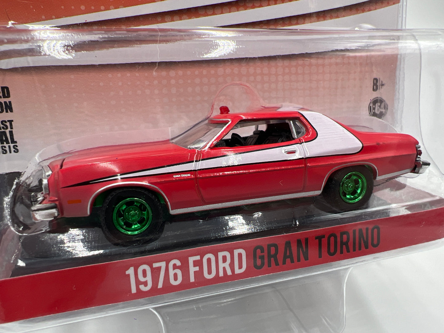 Greenlight Hollywood Starsky & Hutch CHASE 1976 Ford Gran Torino Red