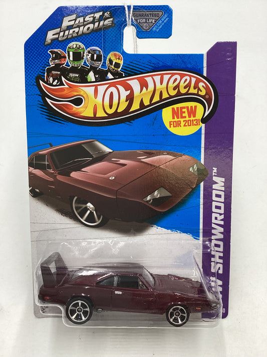 2013 Hot Wheels Showroom #200 *Soft Blister* 69 Dodge Charger Daytona F&F