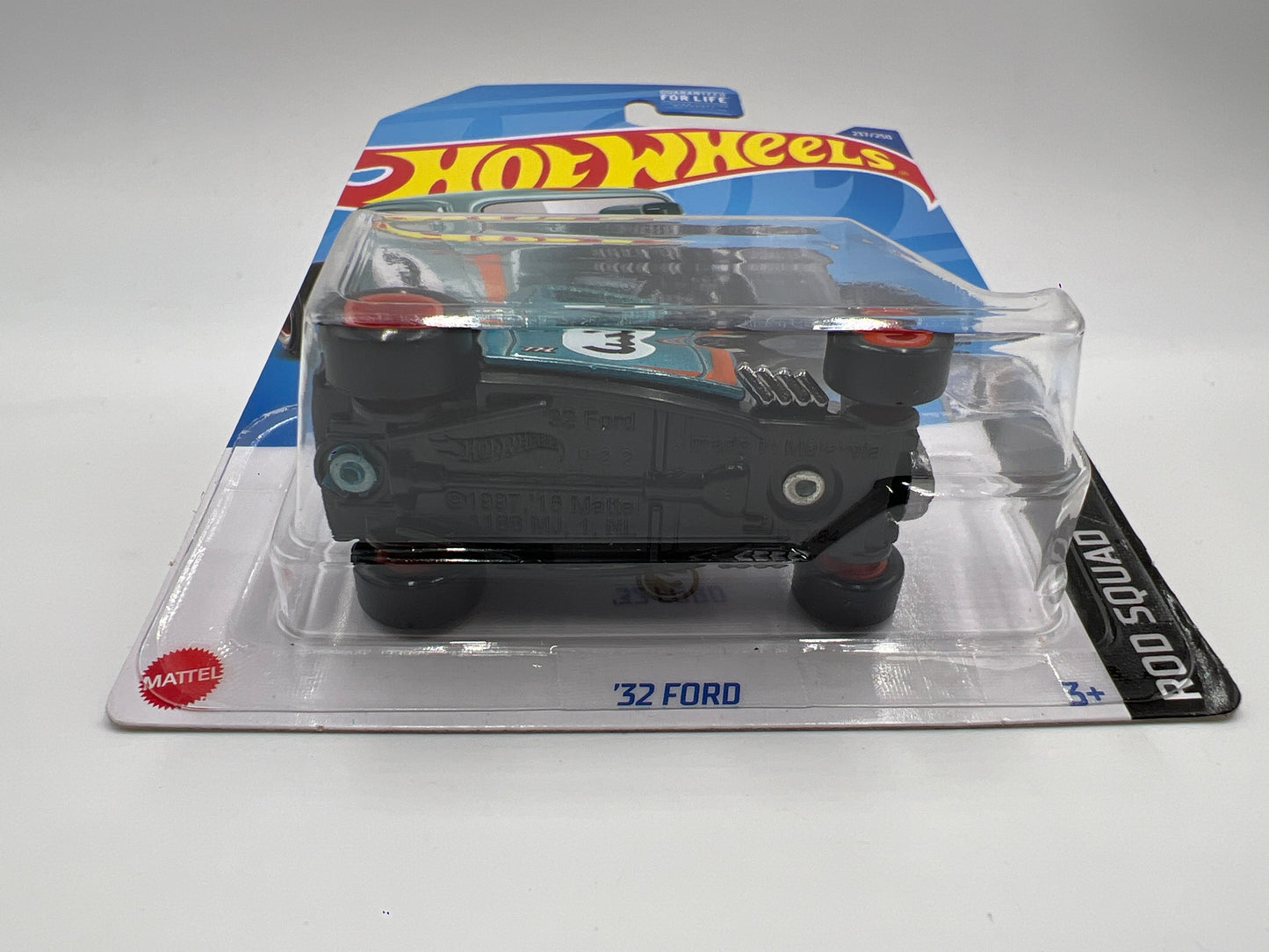2022 Hot Wheels Super Treasure Hunt #237 32 Ford Gulf Blue W/Protector
