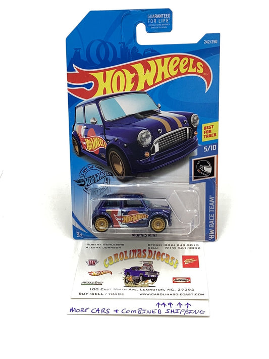 2019 hot wheels super treasure hunt #242 Morris Mini W/Protector