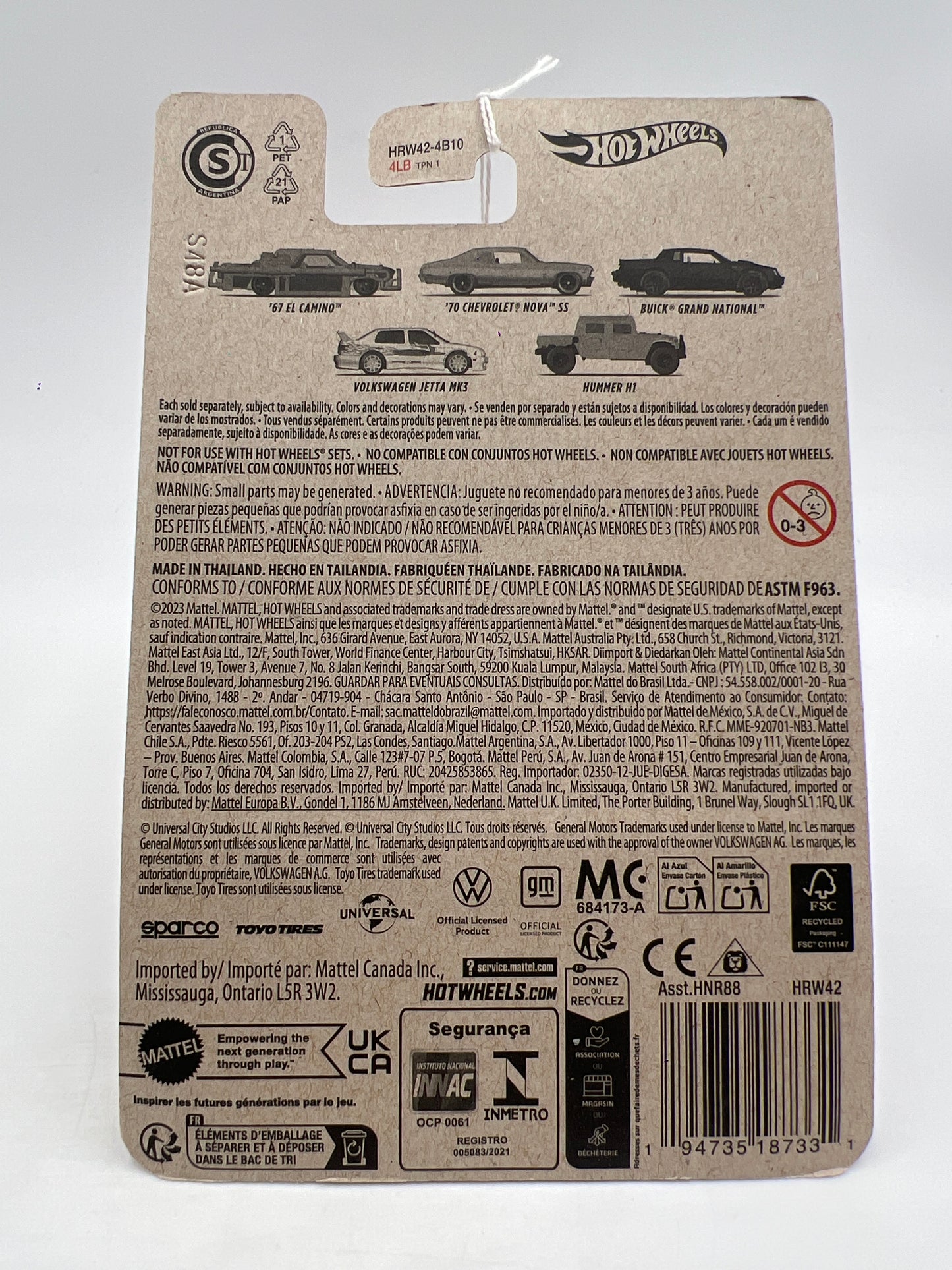 Hot Wheels Fast and Furious Decades of Fast #2 70 Chevrolet Nova SS Silver 71i