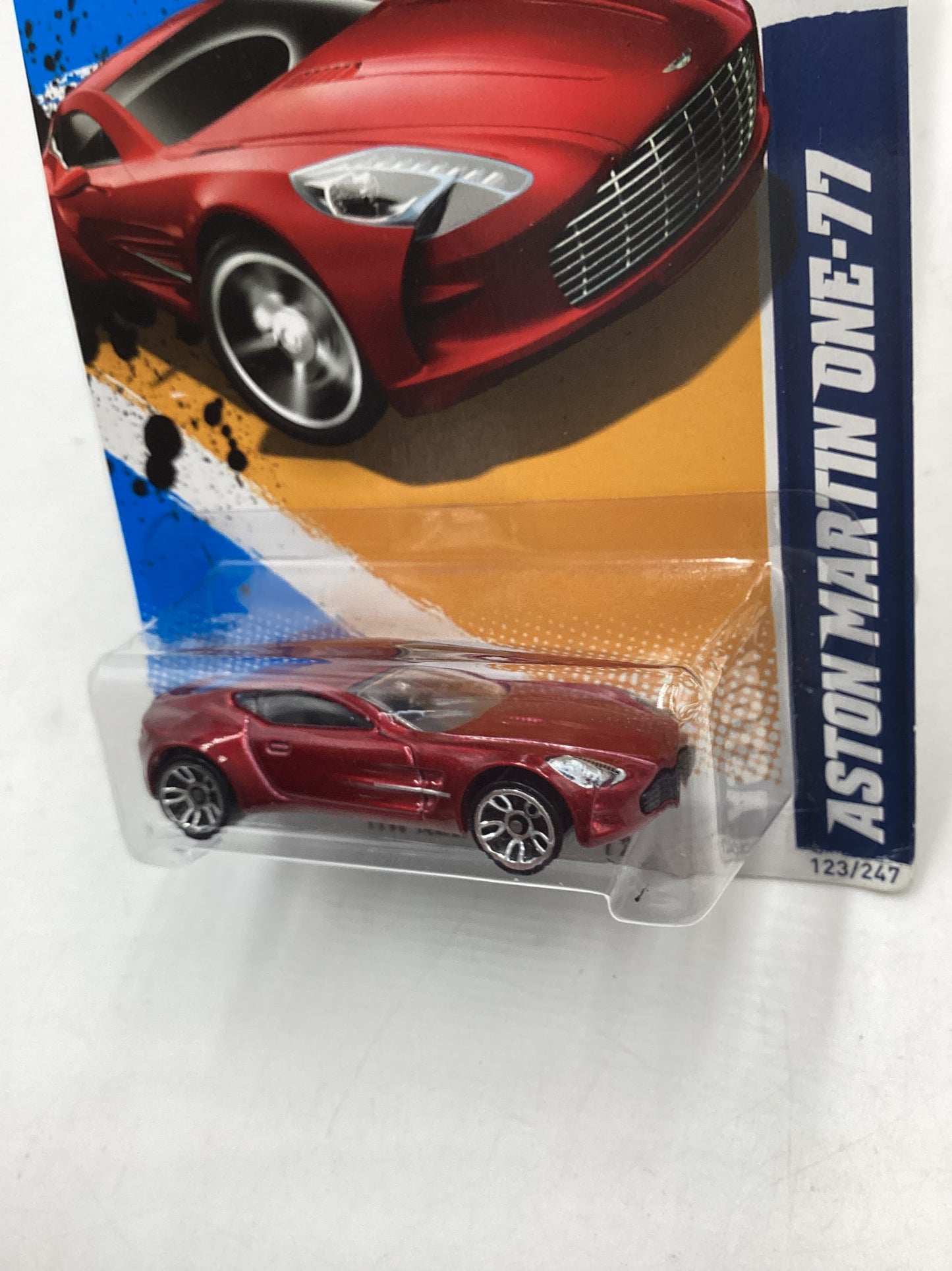 2012 Hot Wheels All Stars #123 Aston Martin One-77 Red 105B