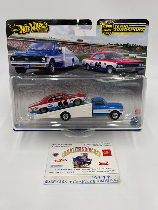 2024 Hot Wheels Team transport #64 66 Chevelle / 72 Chevy Ramp Truck 281G