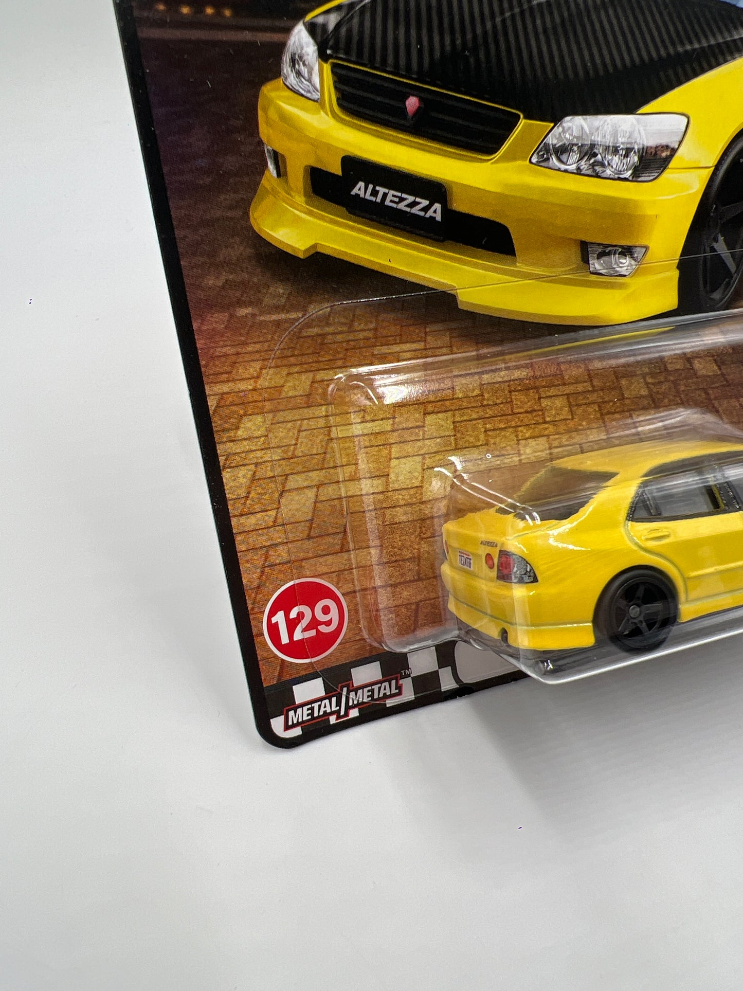 2025 Hot Wheels Premium Boulevard #129 98 Toyota Altezza Yellow 264F
