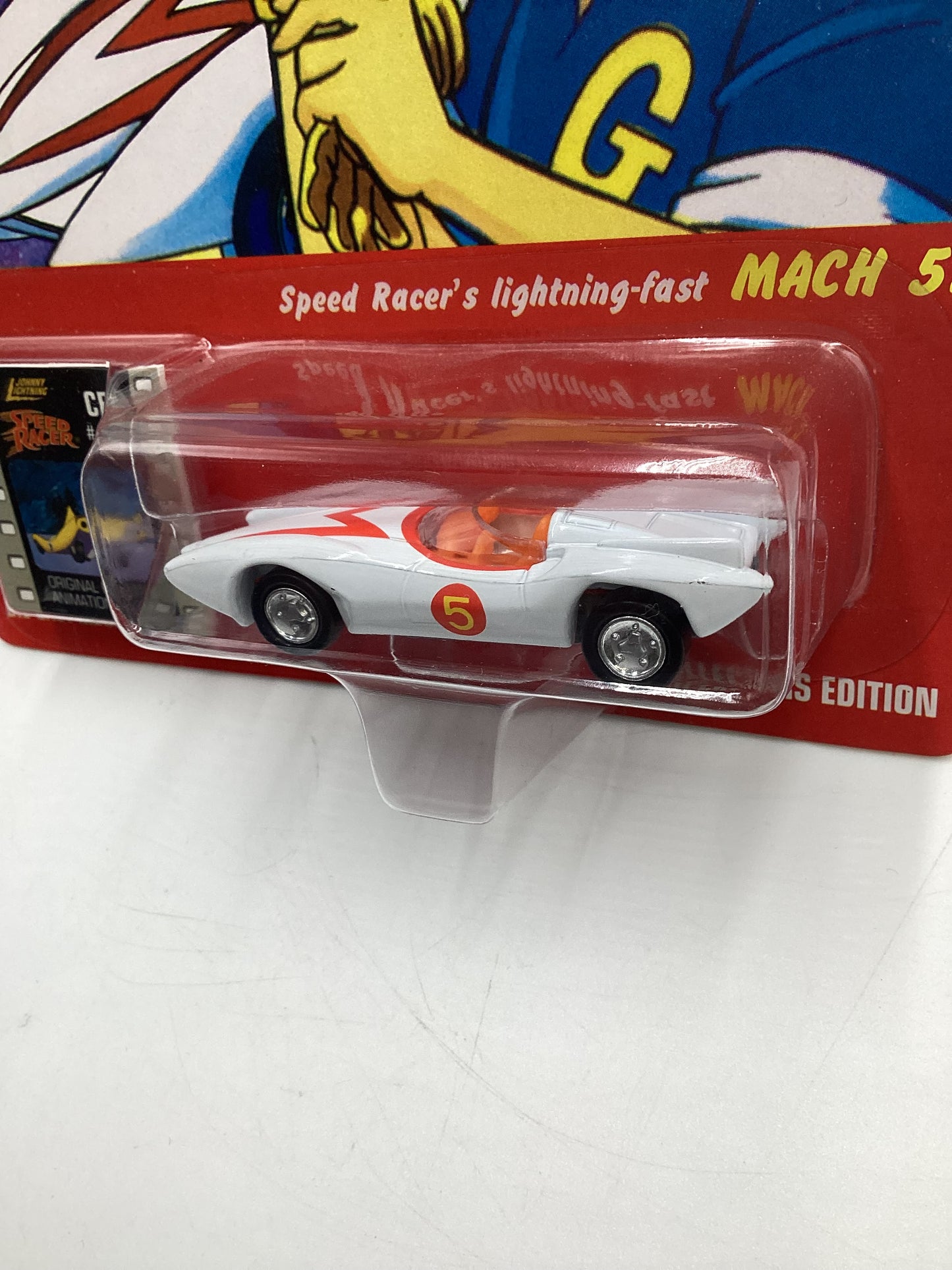 Johnny Lightning Speed Racer CEL #29 Speed Racer Mach 5 White 186B