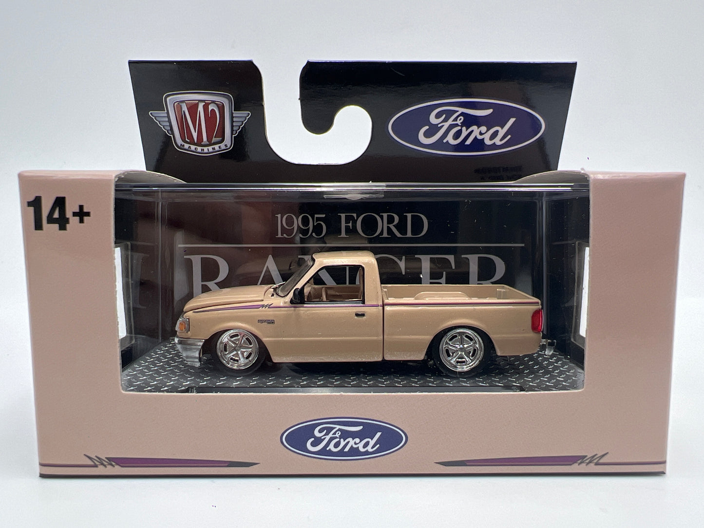 2026 M2 Machines WMTS22 Walmart Exclusive OBS 1995 Ford Ranger XLT Tan
