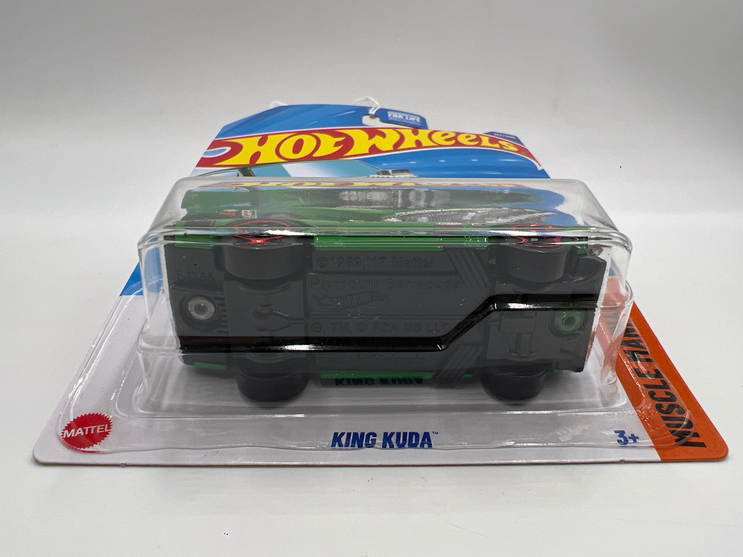 2025 Hot Wheels L Case Muscle Mania #217 King Kuda Green 61A