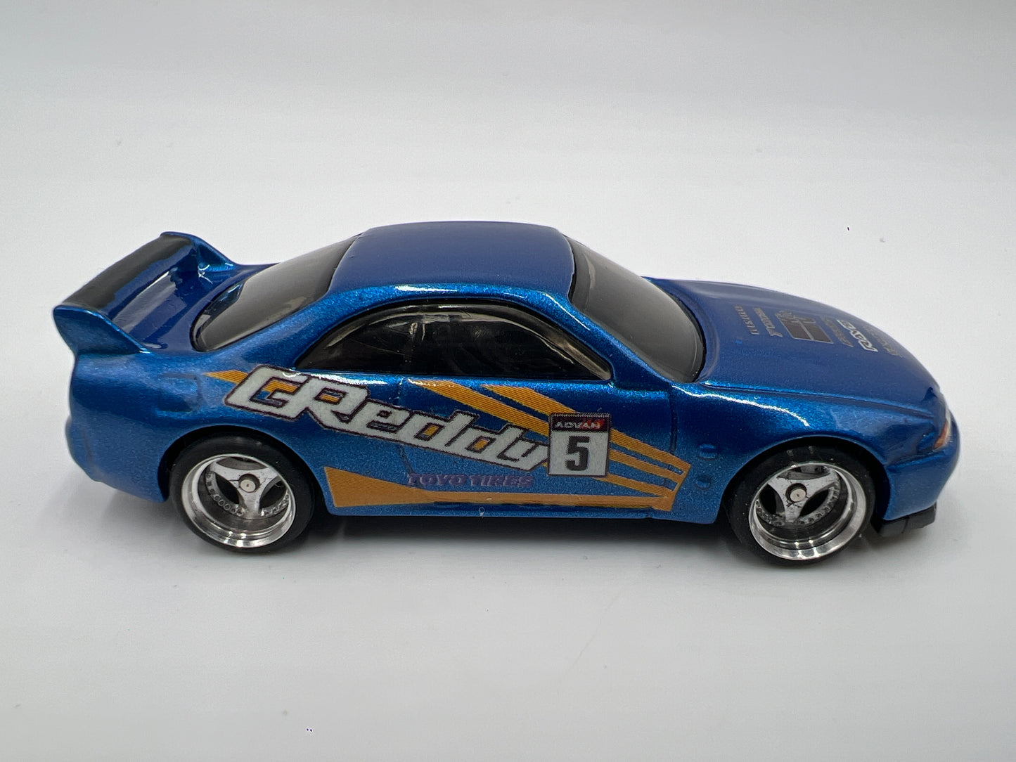 Hot Wheels Full Custom Nissan Skyline GT-R R33 GReddy Blue
