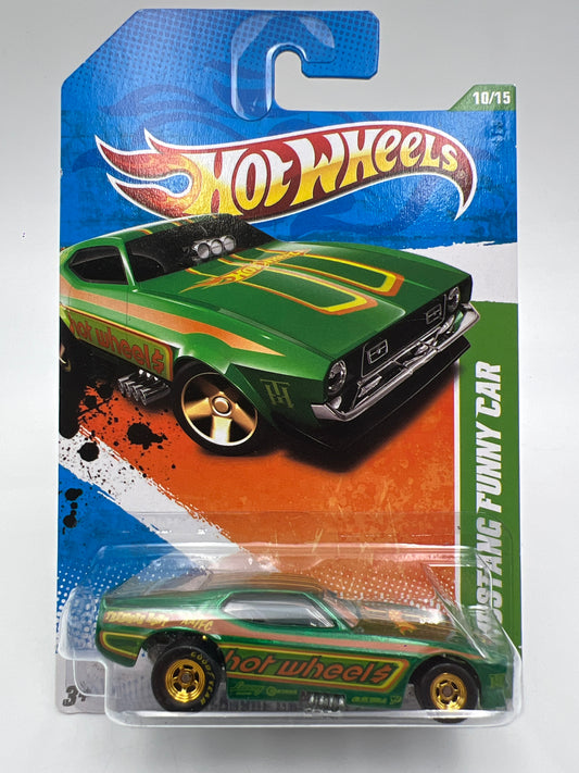 2011 Hot Wheels Super Treasure Hunt #60 71 Mustang Funny Car Green W/Protector