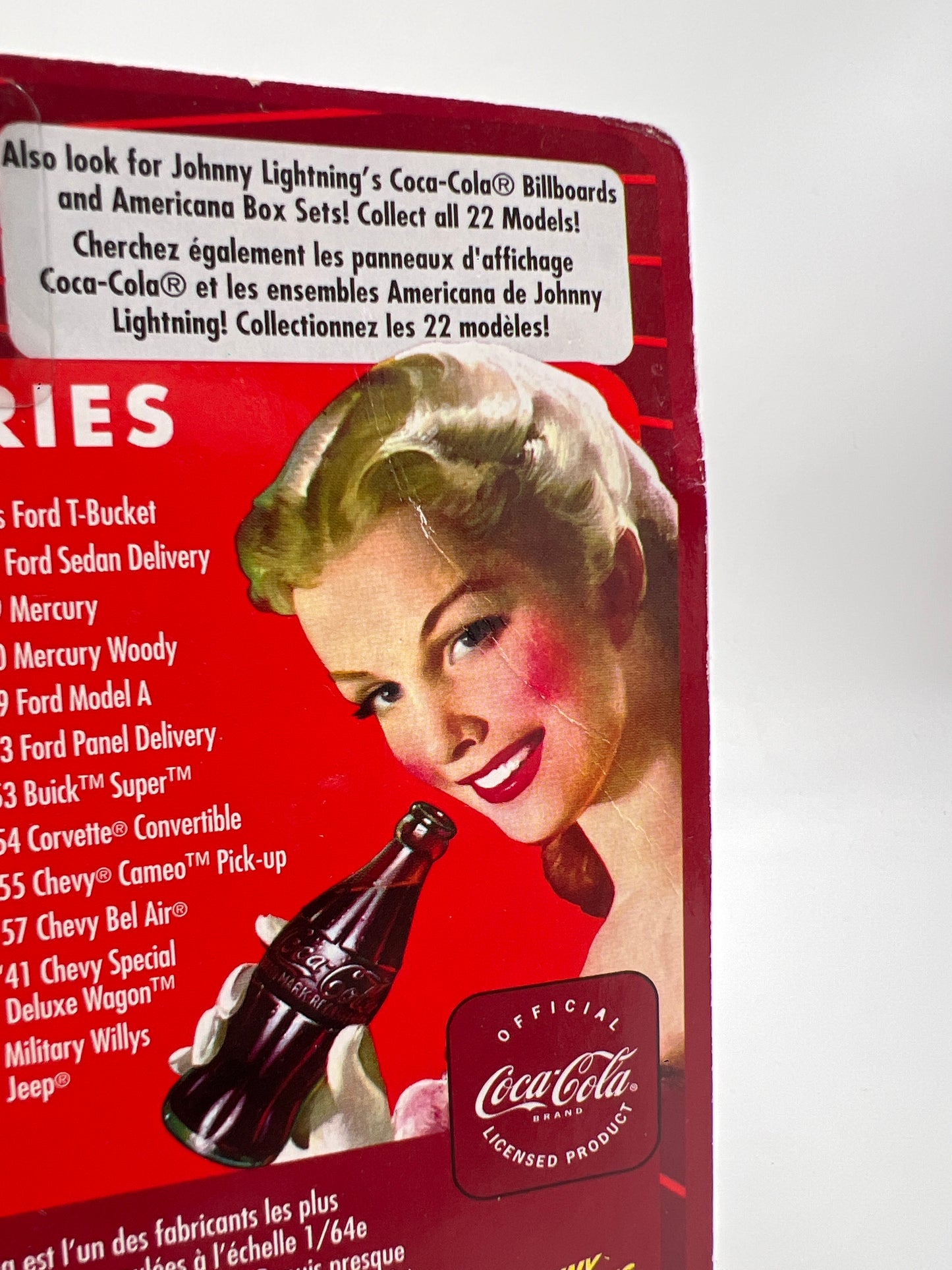 Johnny Lightning Coca Cola Calendar Girl Series #12 Military Willys Jeep