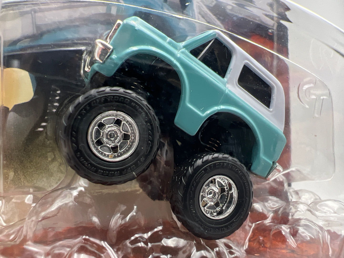MGA Car Tuned Target Exclusive Lifted Series 1 #2 69 Chevy K5 Blazer Light Blue/White