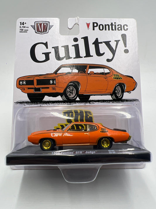 M2 Machines Auto-Drivers CHASE 1969 Pontiac GTO Judge Orange R127