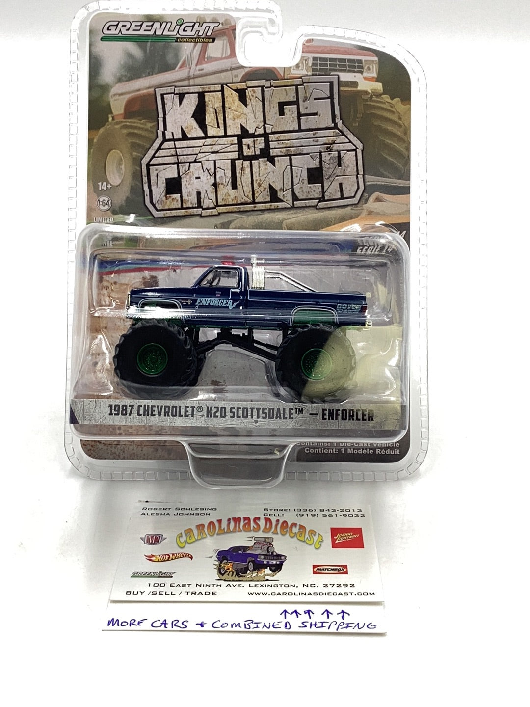 Greenlight Kings of crunch series 14 1987 Chevrolet K20 Scottsdale Enforcer Chase