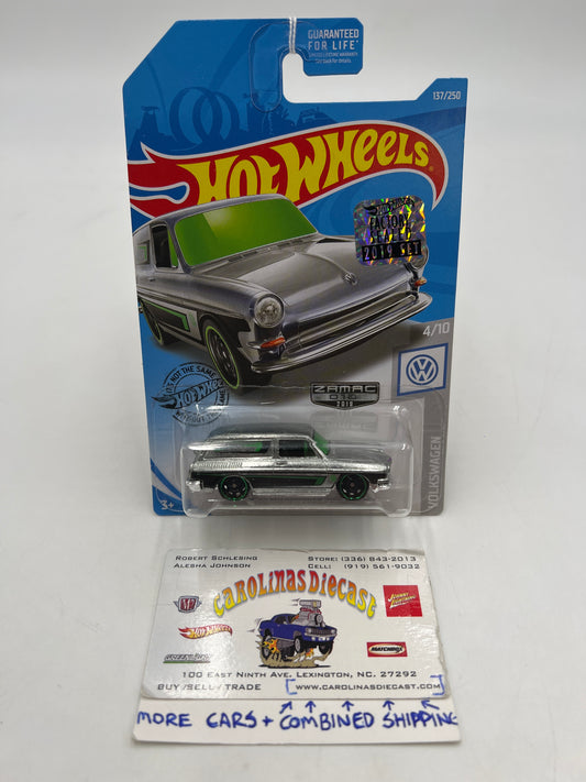 2019 Hot Wheels Factory Sealed Zamac 012 #137 Custom 69 Volkswagen Squareback 146i