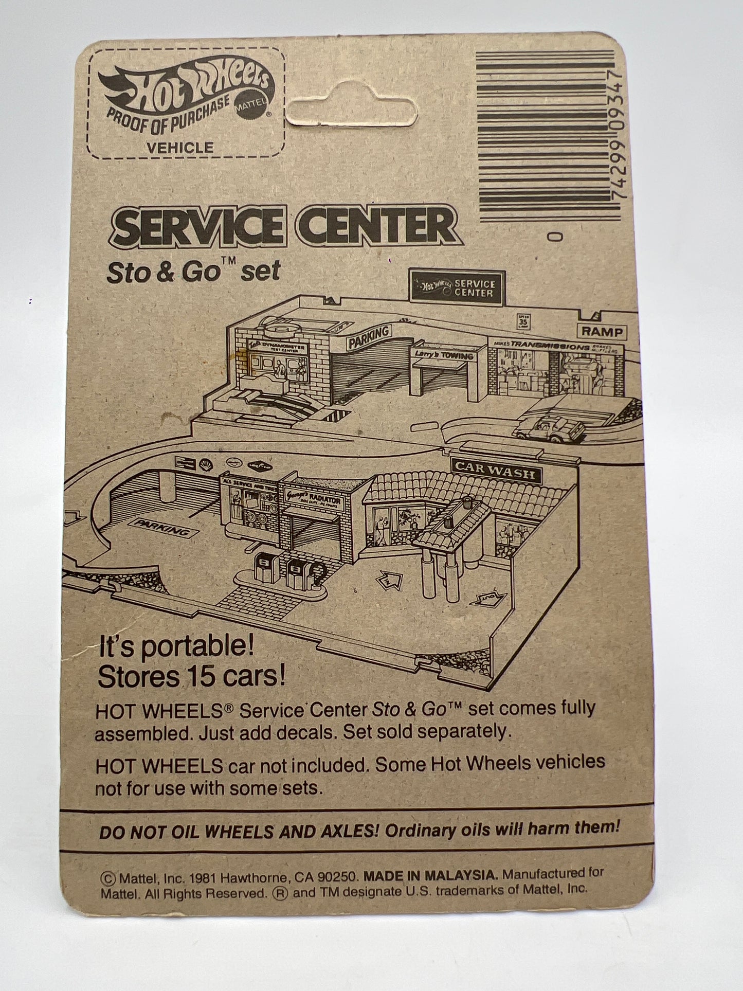 Hot Wheels Original 1981 #1130 Tricer X8 Red Unpunched New Paint Style Card W/Protector