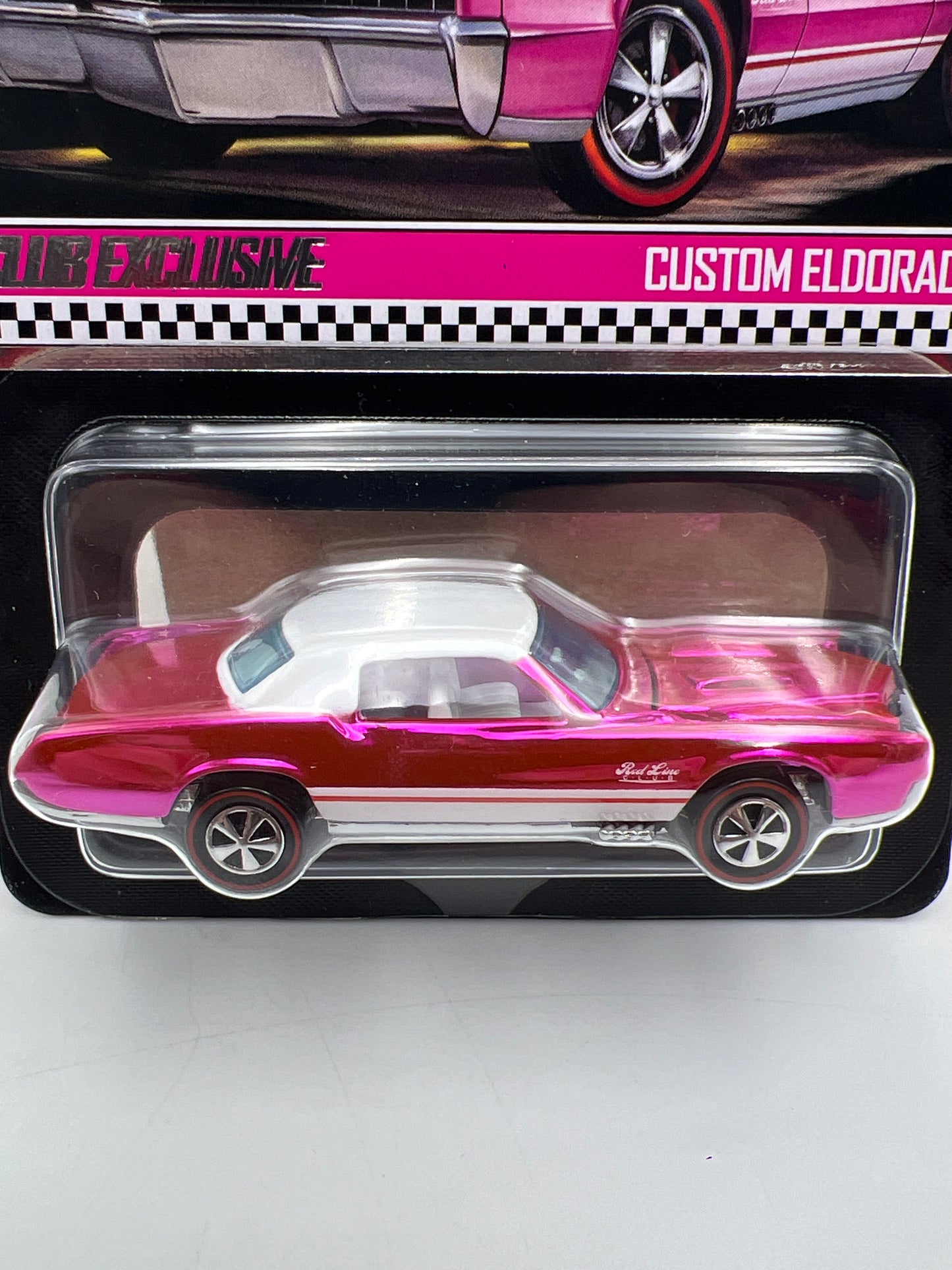 2021 Hot Wheels RLC Club Exclusive Custom Eldorado Pink W/Protector