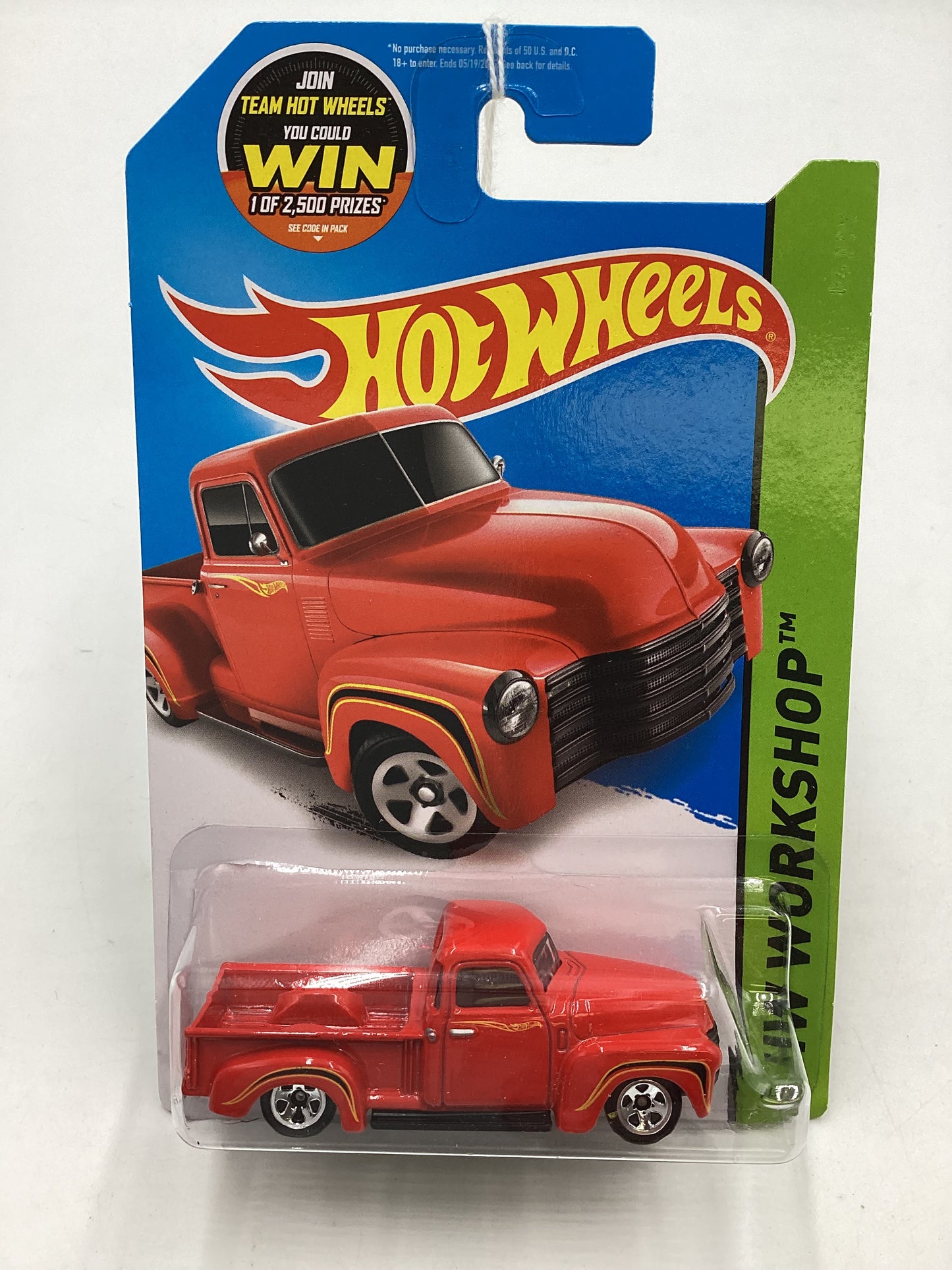 2015 Hot Wheels Workshop #244 52 Chevy Red 9C