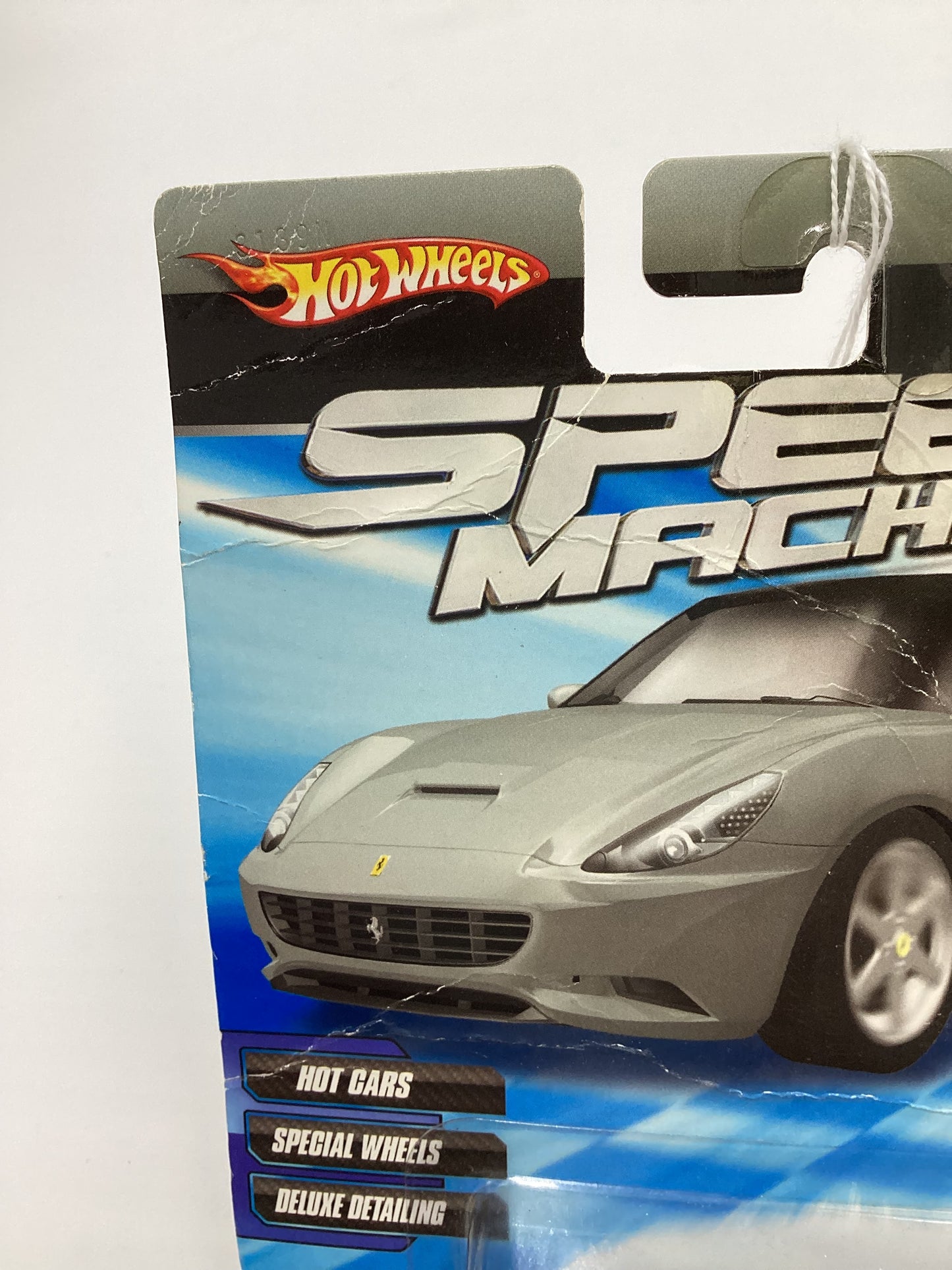 Hot wheels Speed Machines Ferrari California Gray *Bad Card*