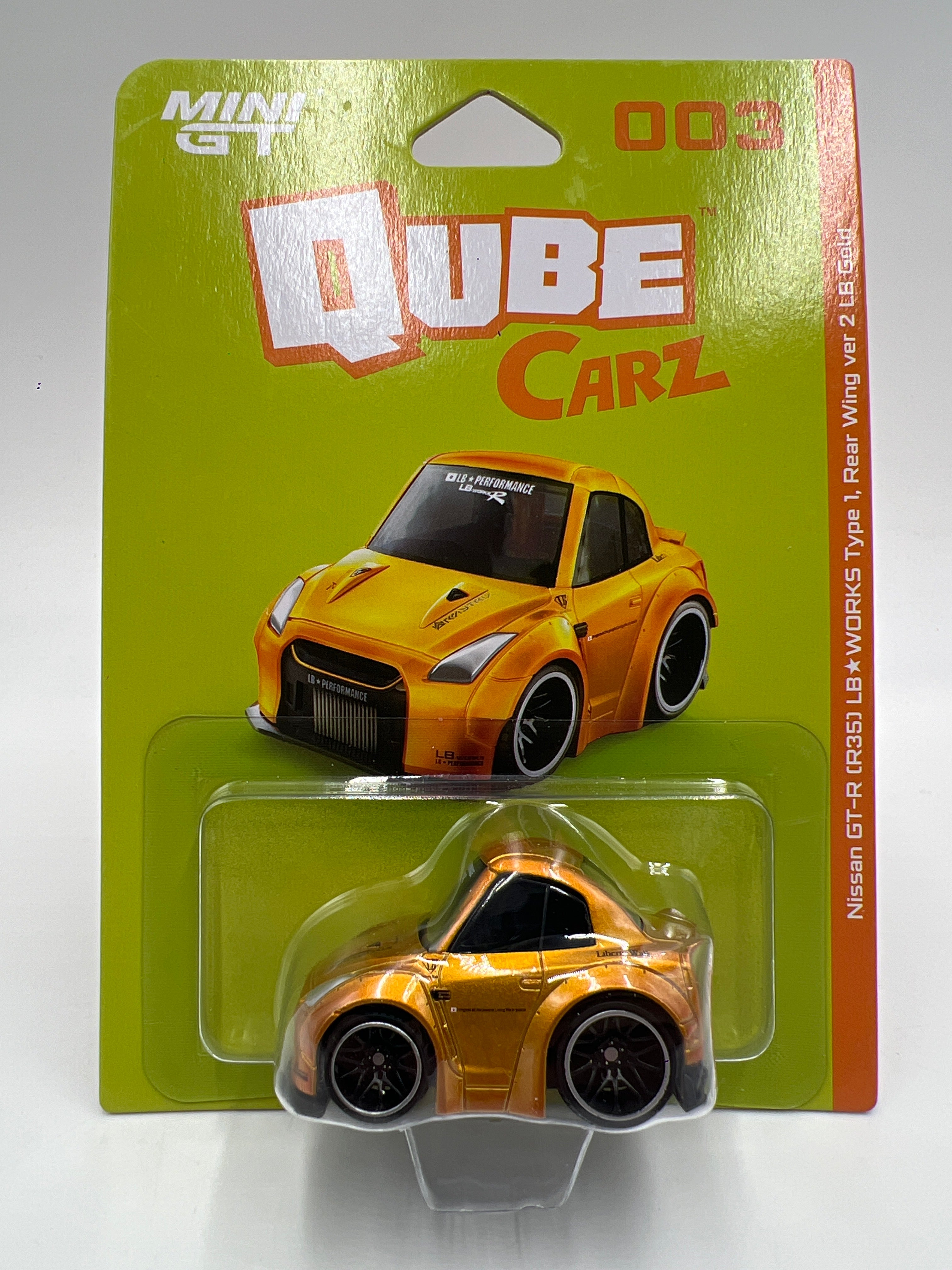 Mini GT Qube Carz Liberty Walk #3 Nissan GT-R R35 LB Works Type 1